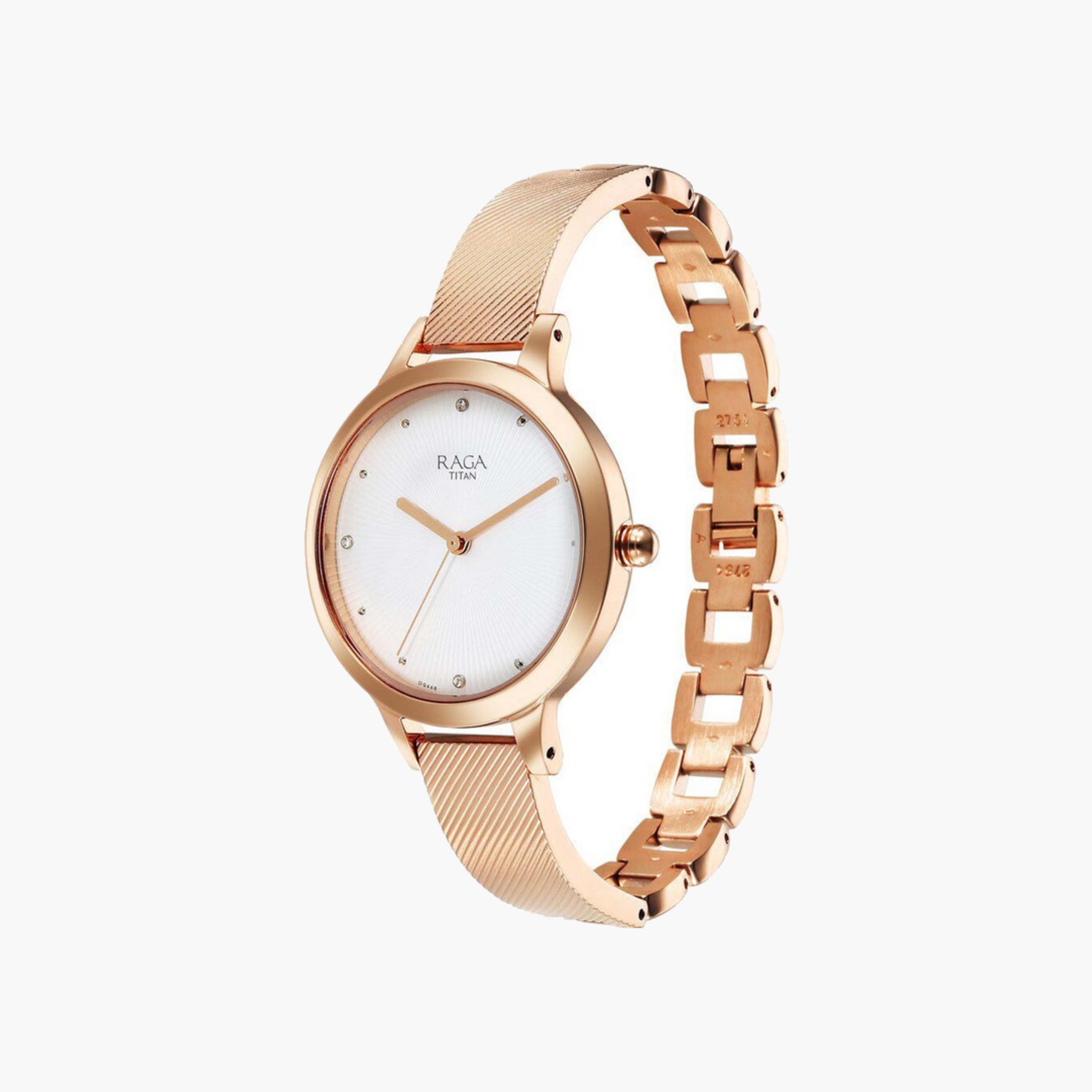 ساعة نسائية بلون ذهبي وردي-women-watchesandjewellery-watches-image-3
