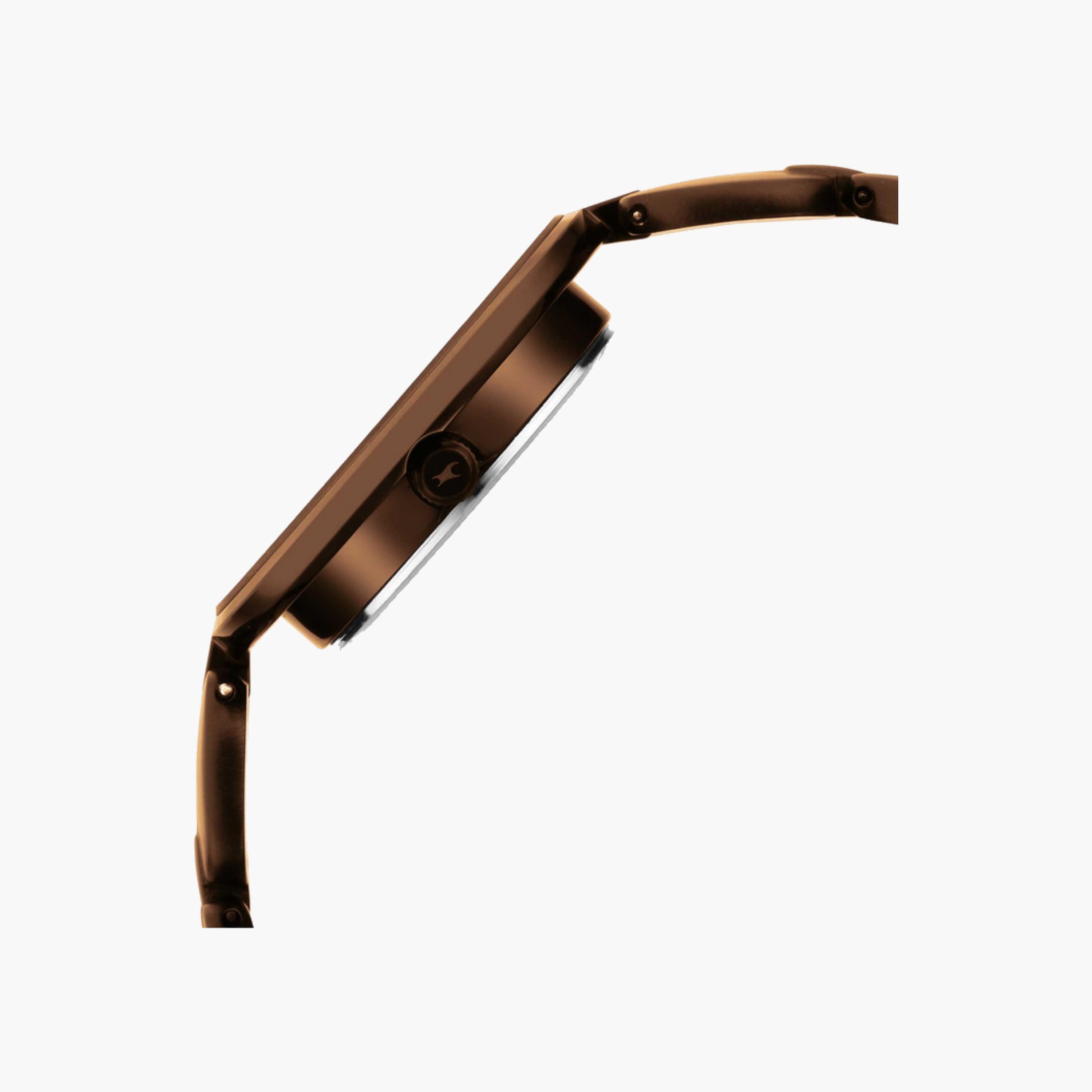 Brown Dial Metal Bracelet Analog Watch-women-watchesandjewellery-watches-image-4