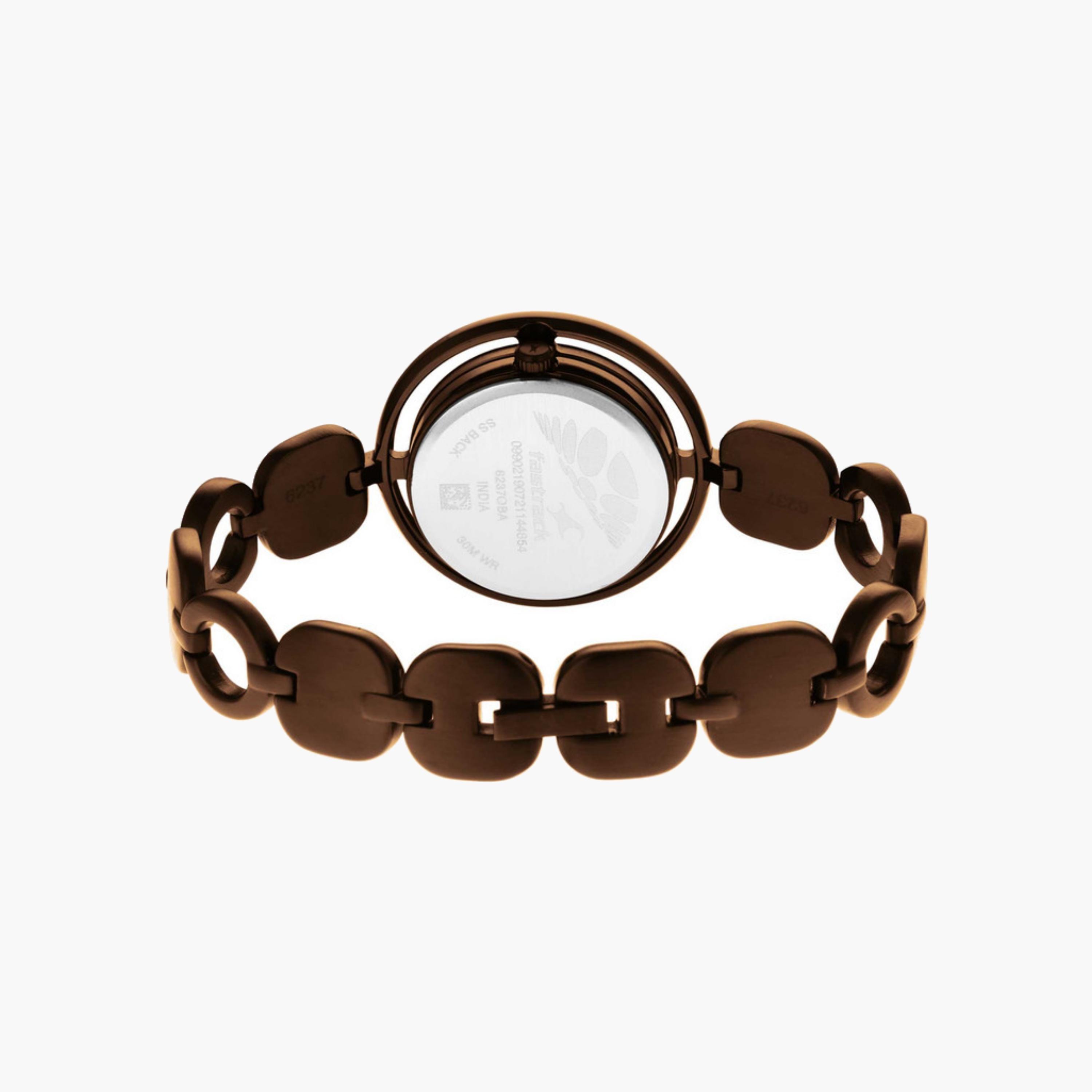 Brown Dial Metal Bracelet Analog Watch-women-watchesandjewellery-watches-image-5