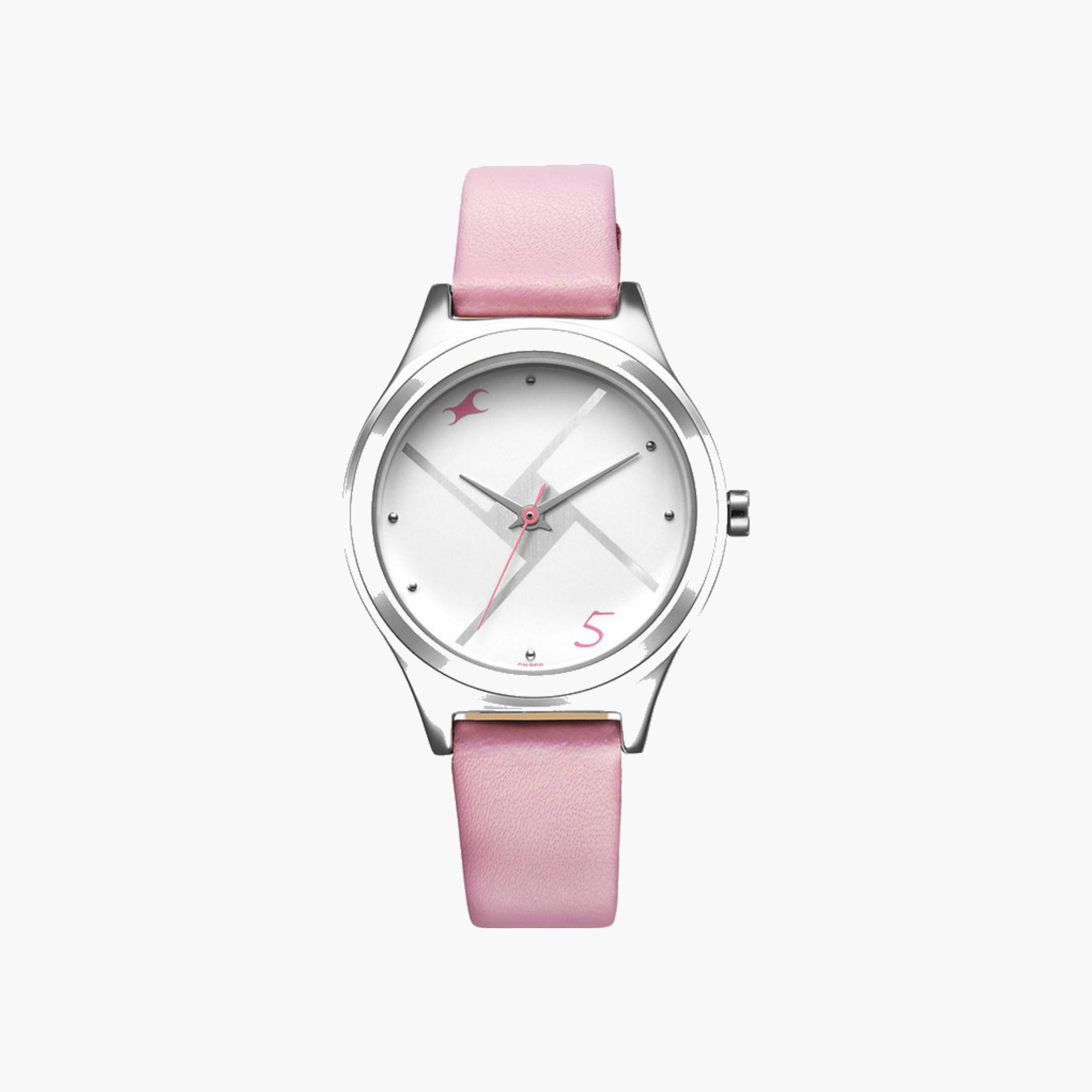 Silver Dial Leather Strap Watch-women-watchesandjewellery-watches-image-5