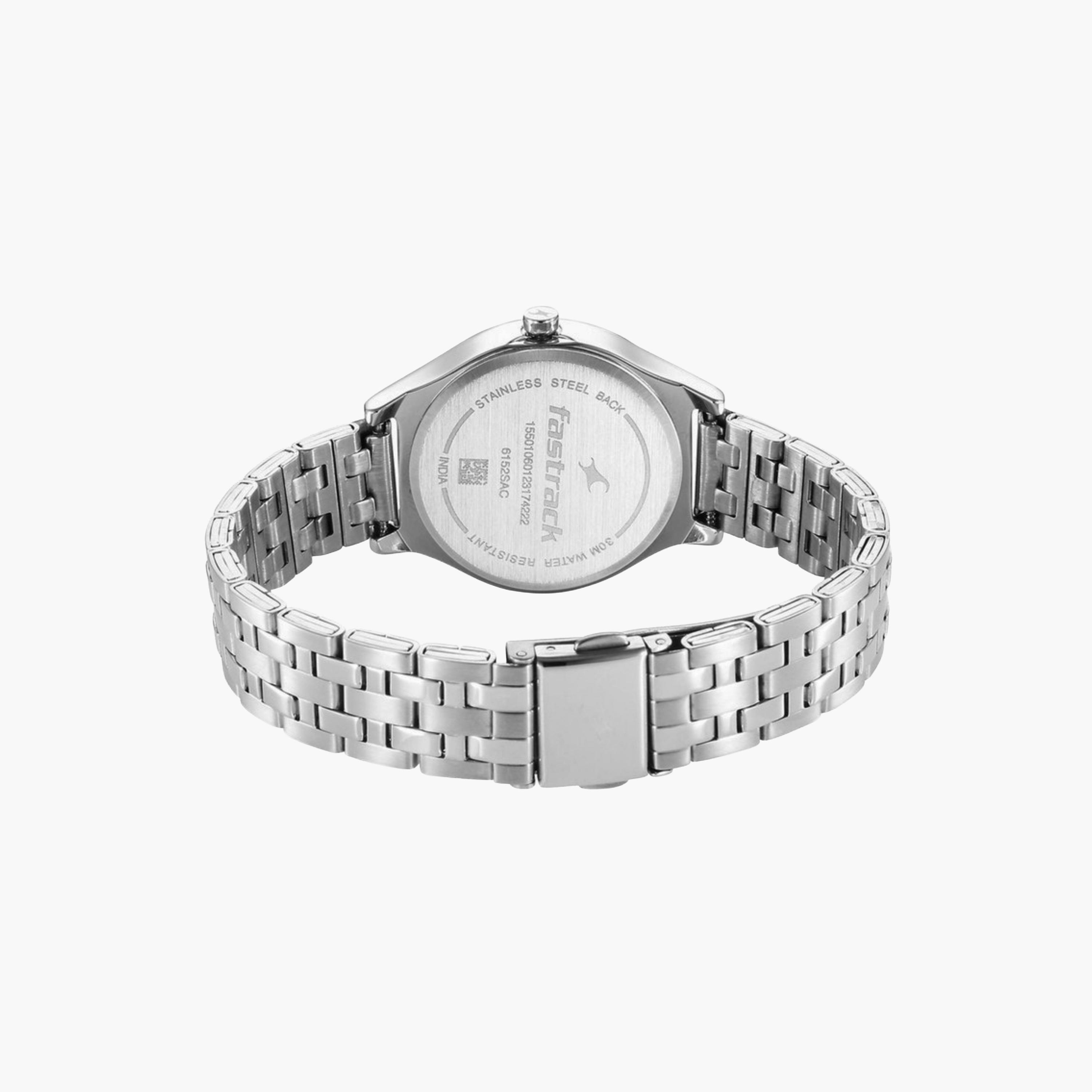 Silver Dial Link Strap Watch-women-watchesandjewellery-watches-image-5