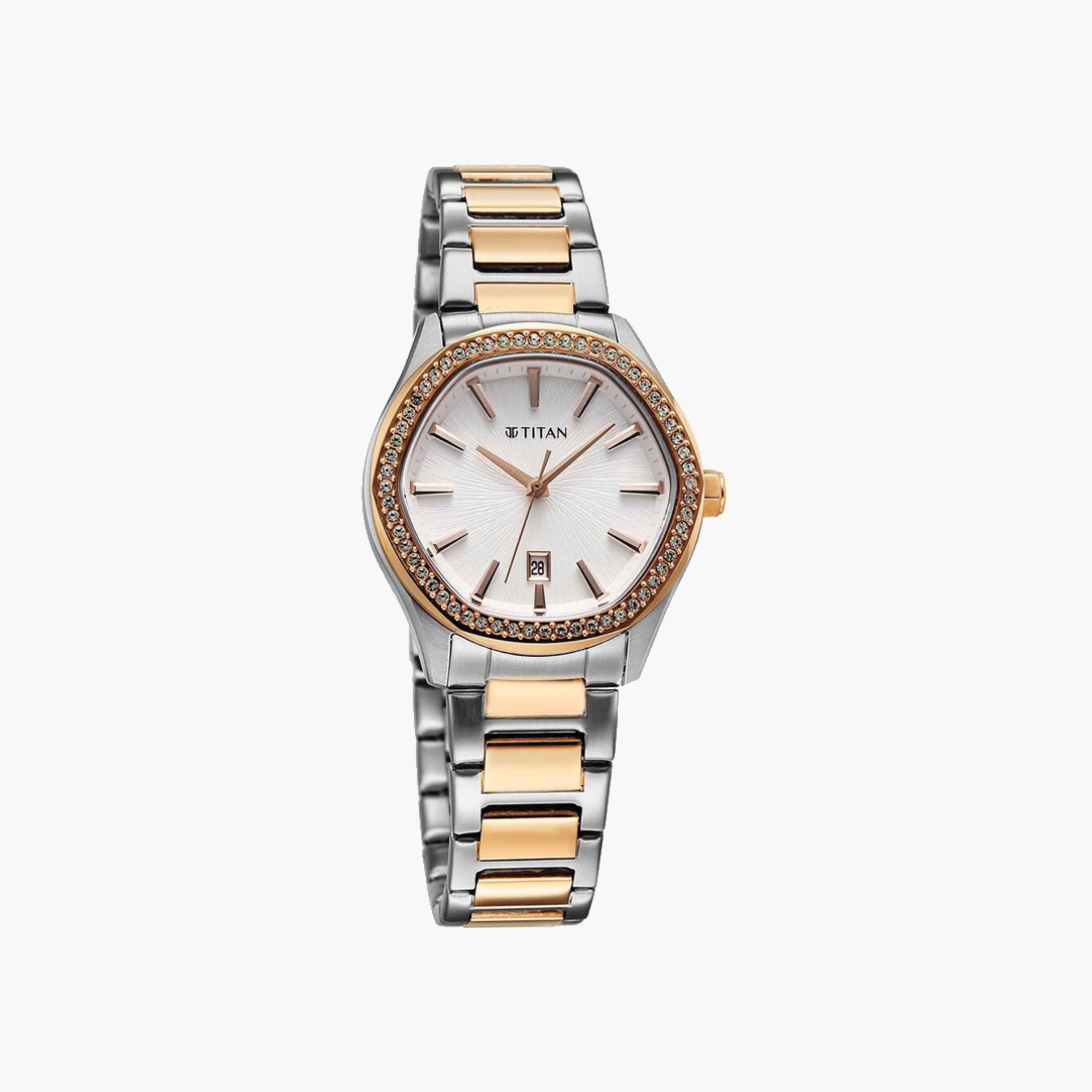 Glamour Womens Analog Watch Two-Tone Stainless Steel-women-watchesandjewellery-watches-image-3
