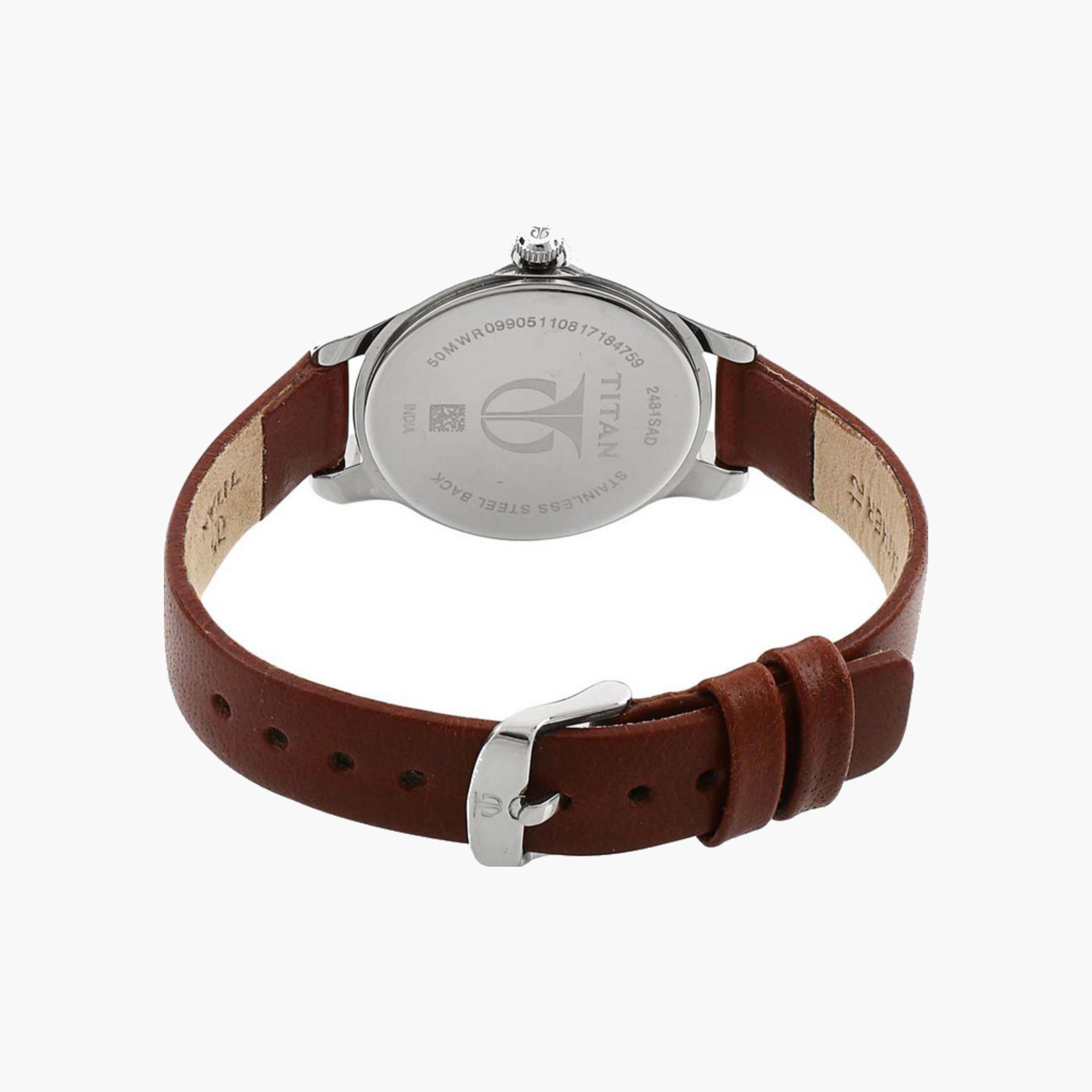 Black Dial Leather Strap Watch-men-watchesandjewellery-watches-image-5