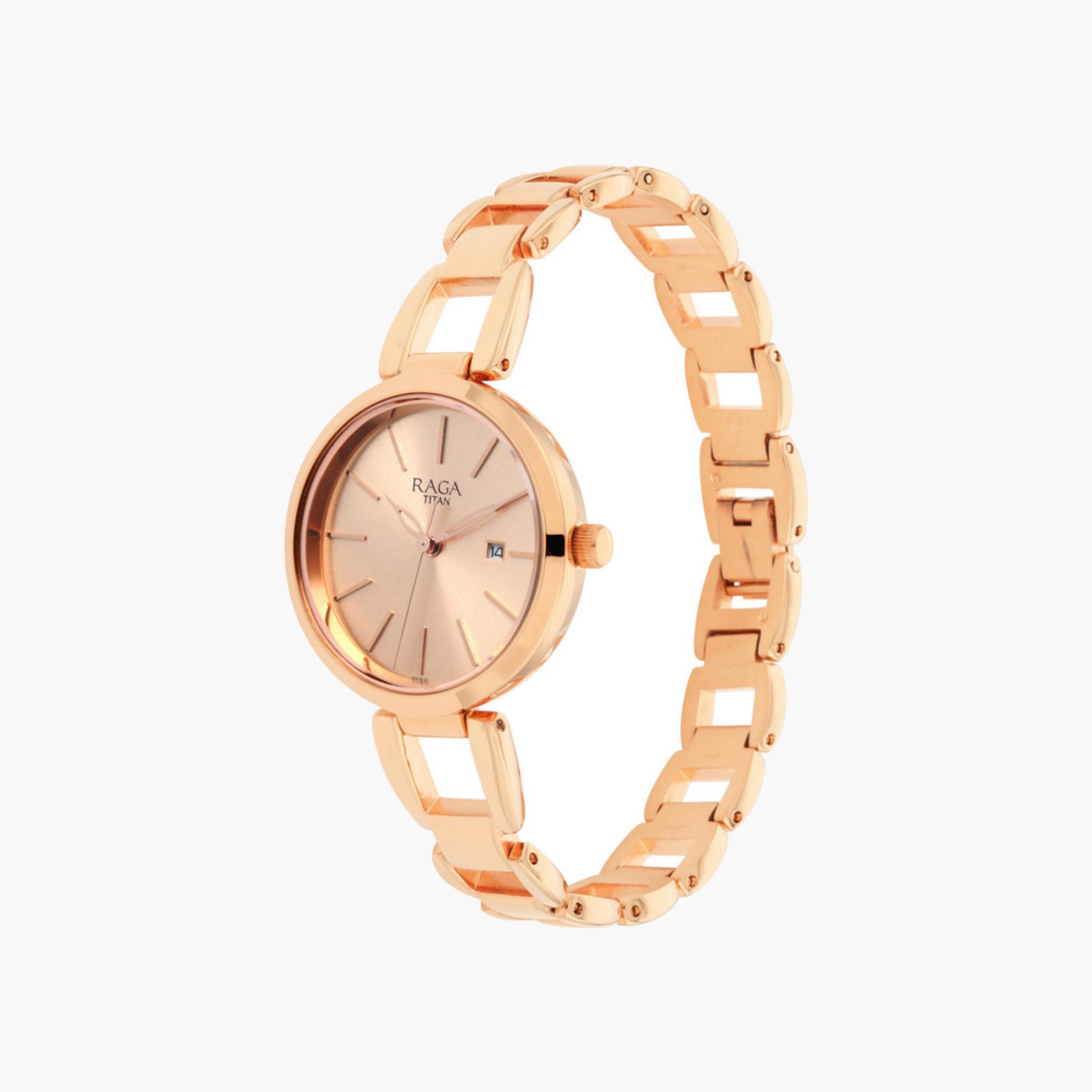 Rose Gold Women's Quartz Watch-women-watchesandjewellery-watches-image-3