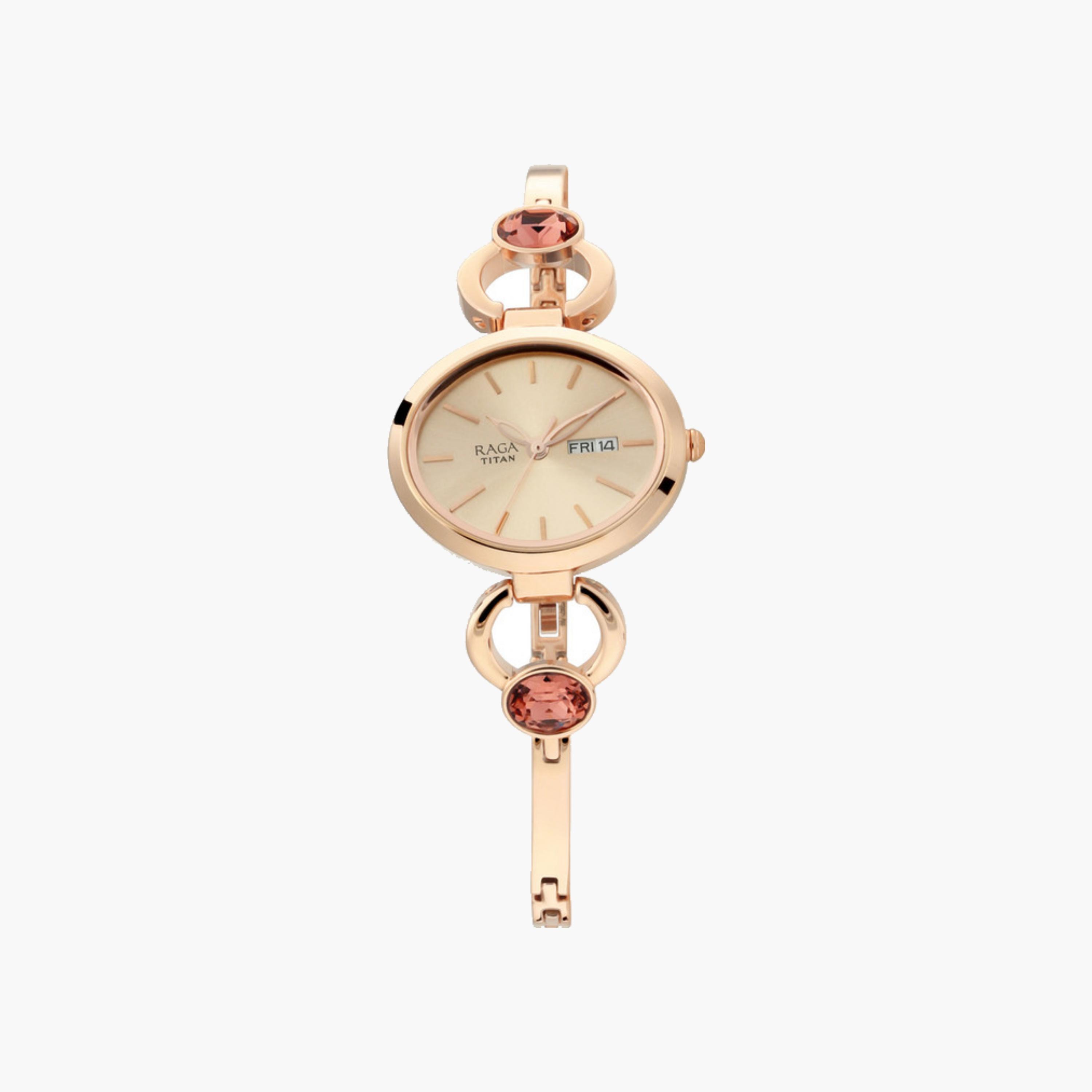 Rose Gold Round Dial Watch-men-watchesandjewellery-watches-image-1