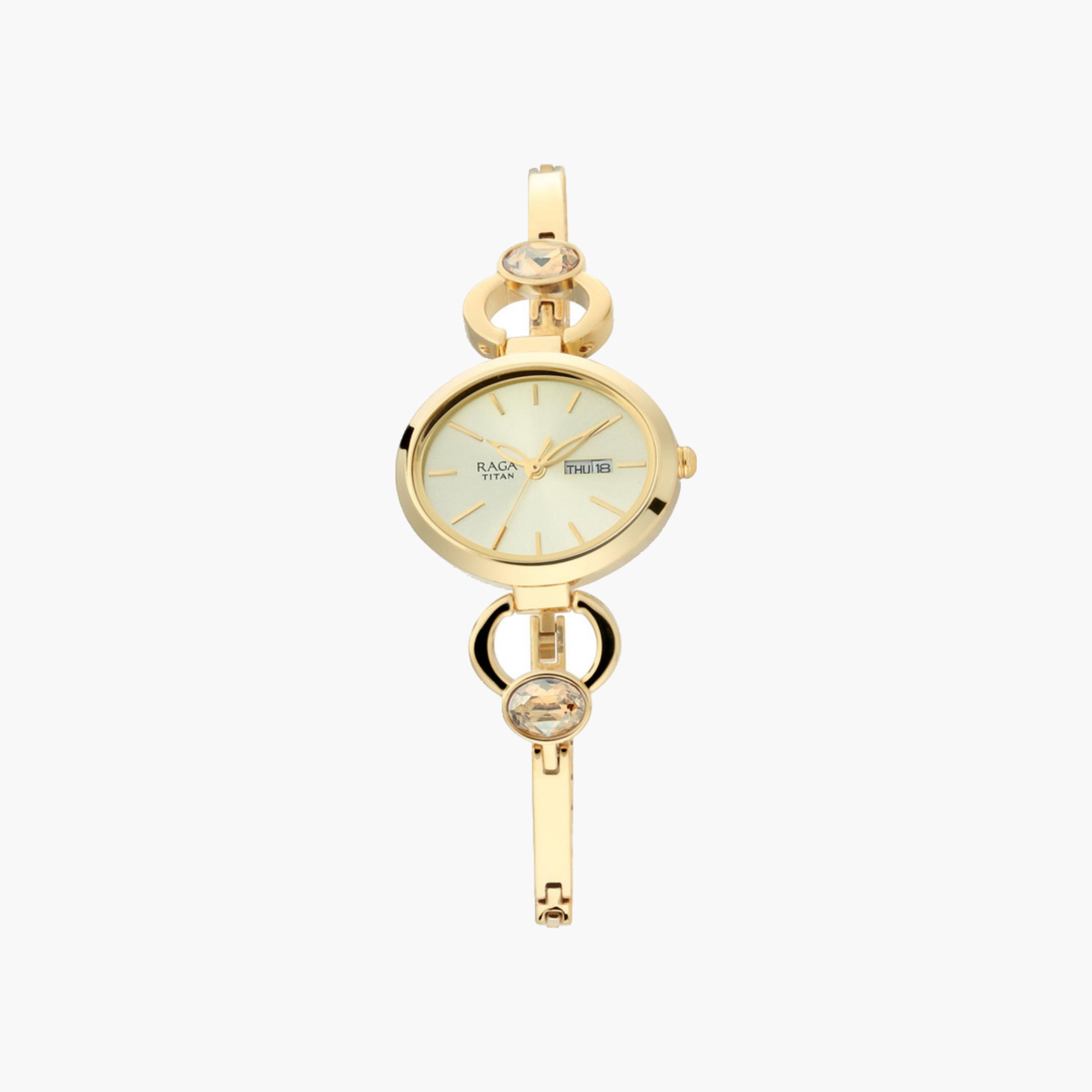 ساعة نسائية أنيقة بلون ذهبي-women-watchesandjewellery-watches-image-1