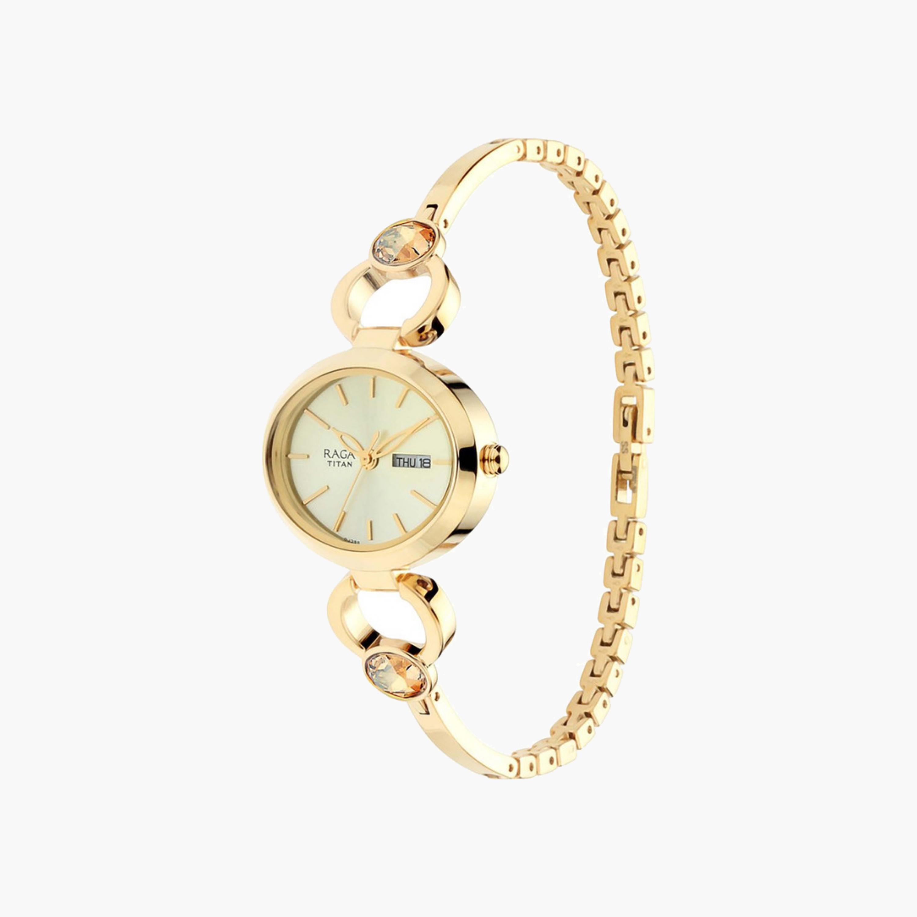 ساعة نسائية أنيقة بلون ذهبي-women-watchesandjewellery-watches-image-3