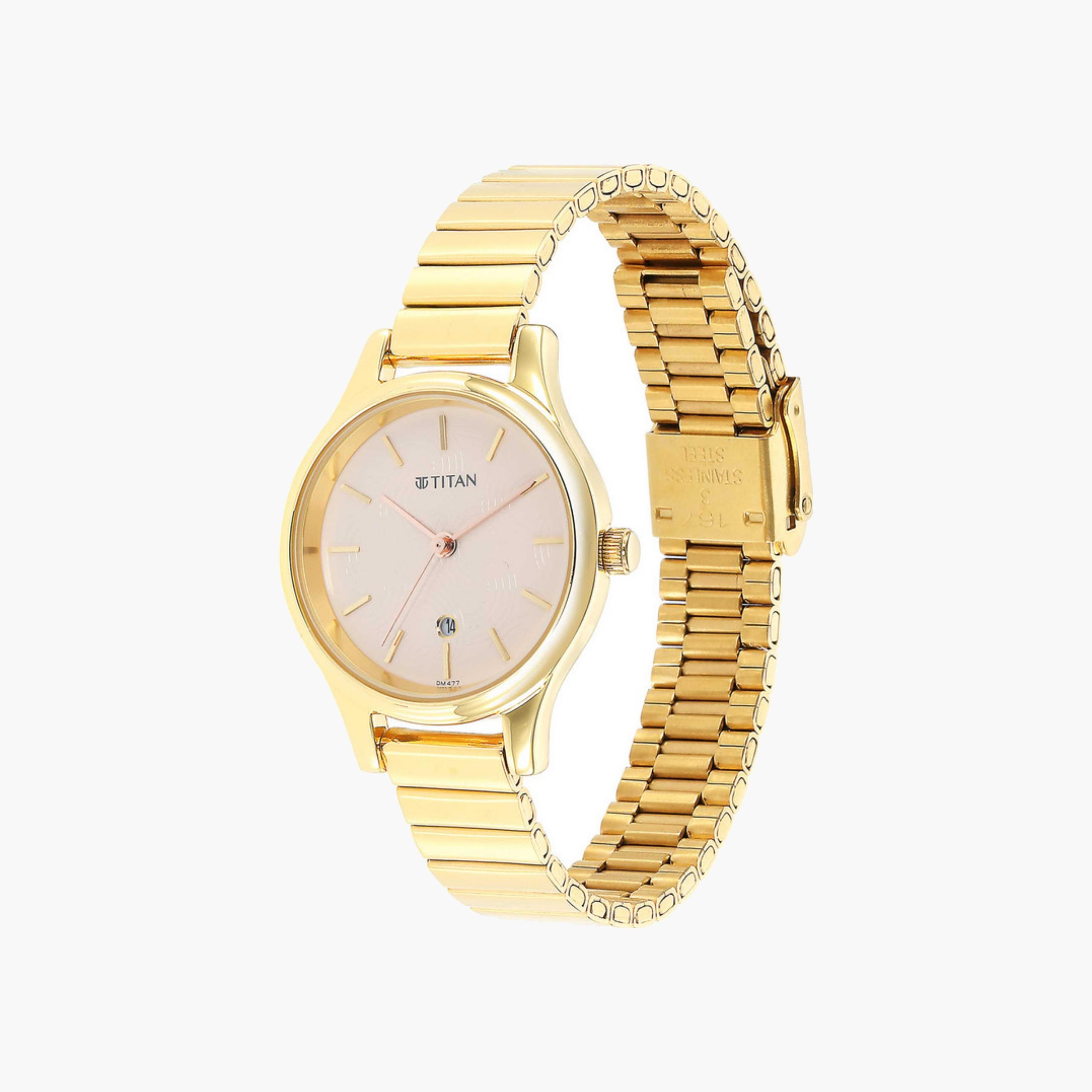 Elegant Women's Gold Tone Watch-women-watchesandjewellery-watches-image-4