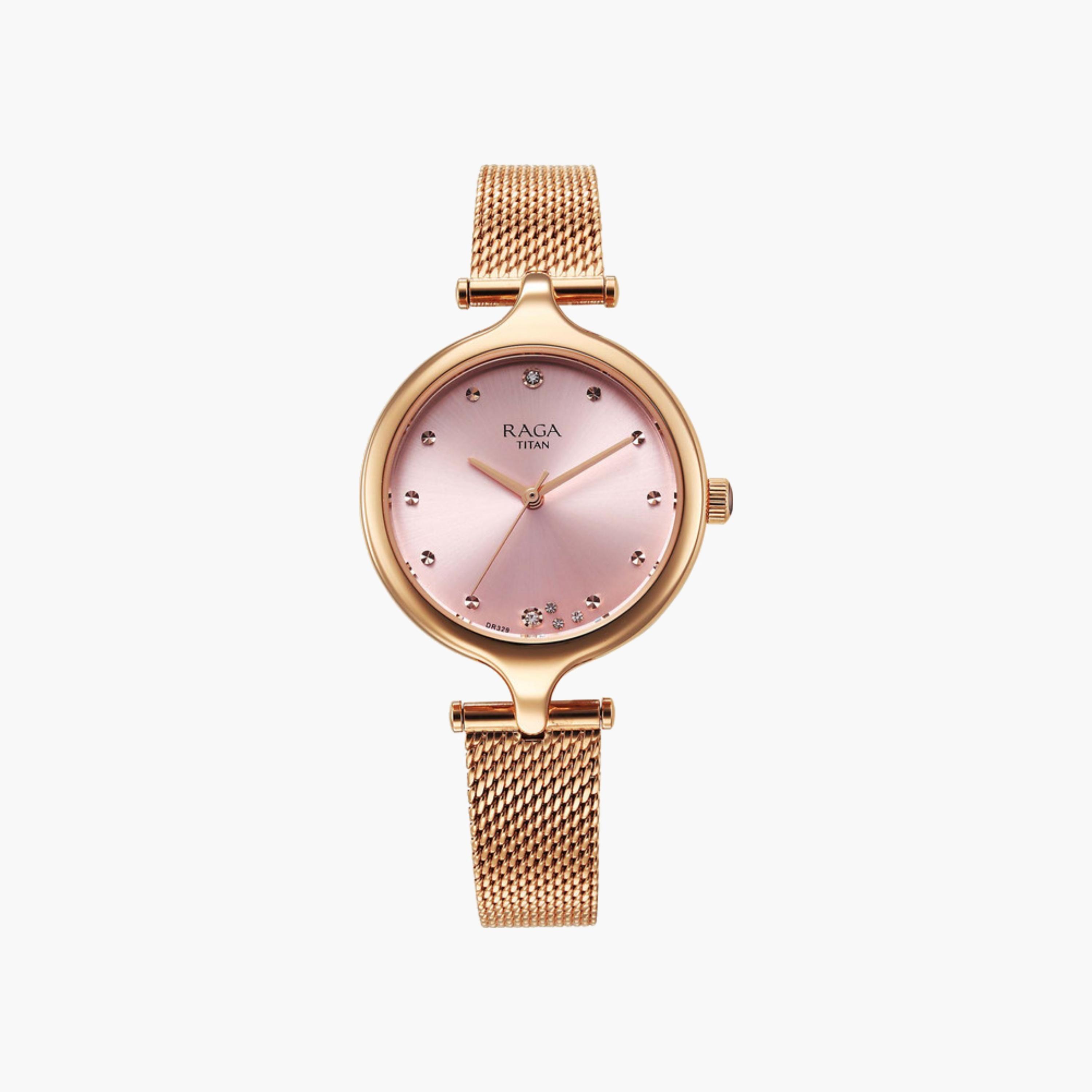 Rose Gold Milanese Strap Watch-women-watchesandjewellery-watches-image-3