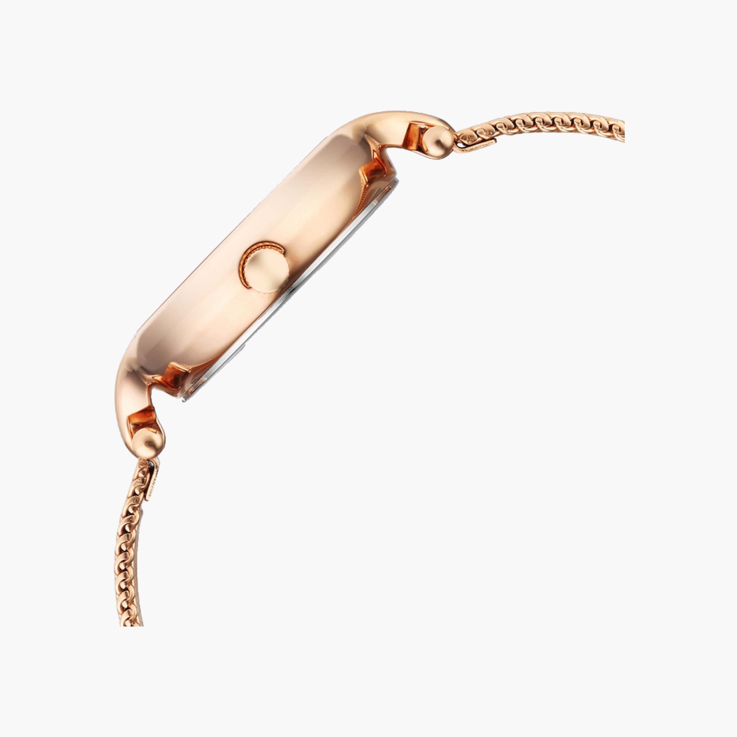 Rose Gold Milanese Strap Watch-women-watchesandjewellery-watches-image-4