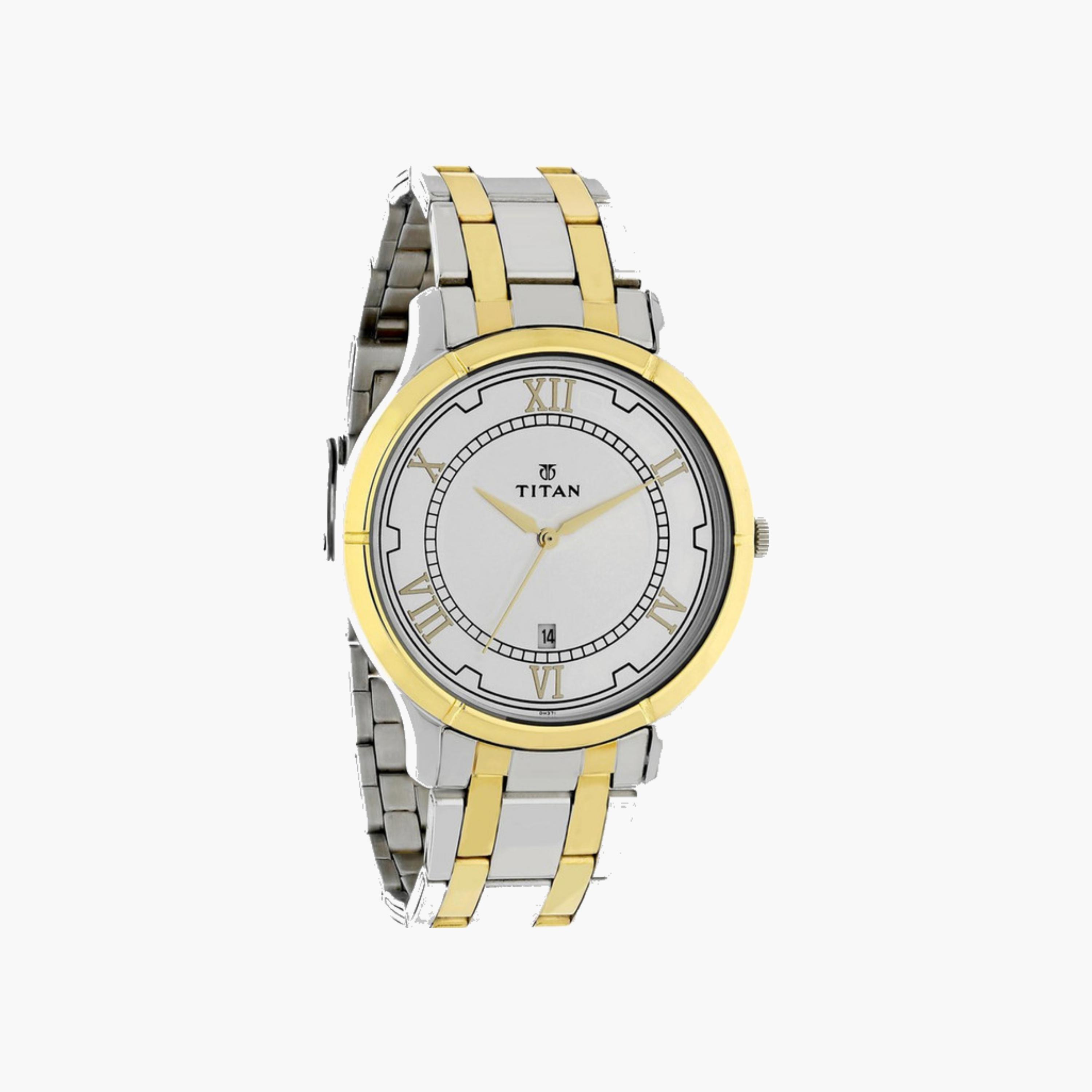 Men's Dual-Tone Stainless Steel Watch-men-watchesandjewellery-watches-image-1