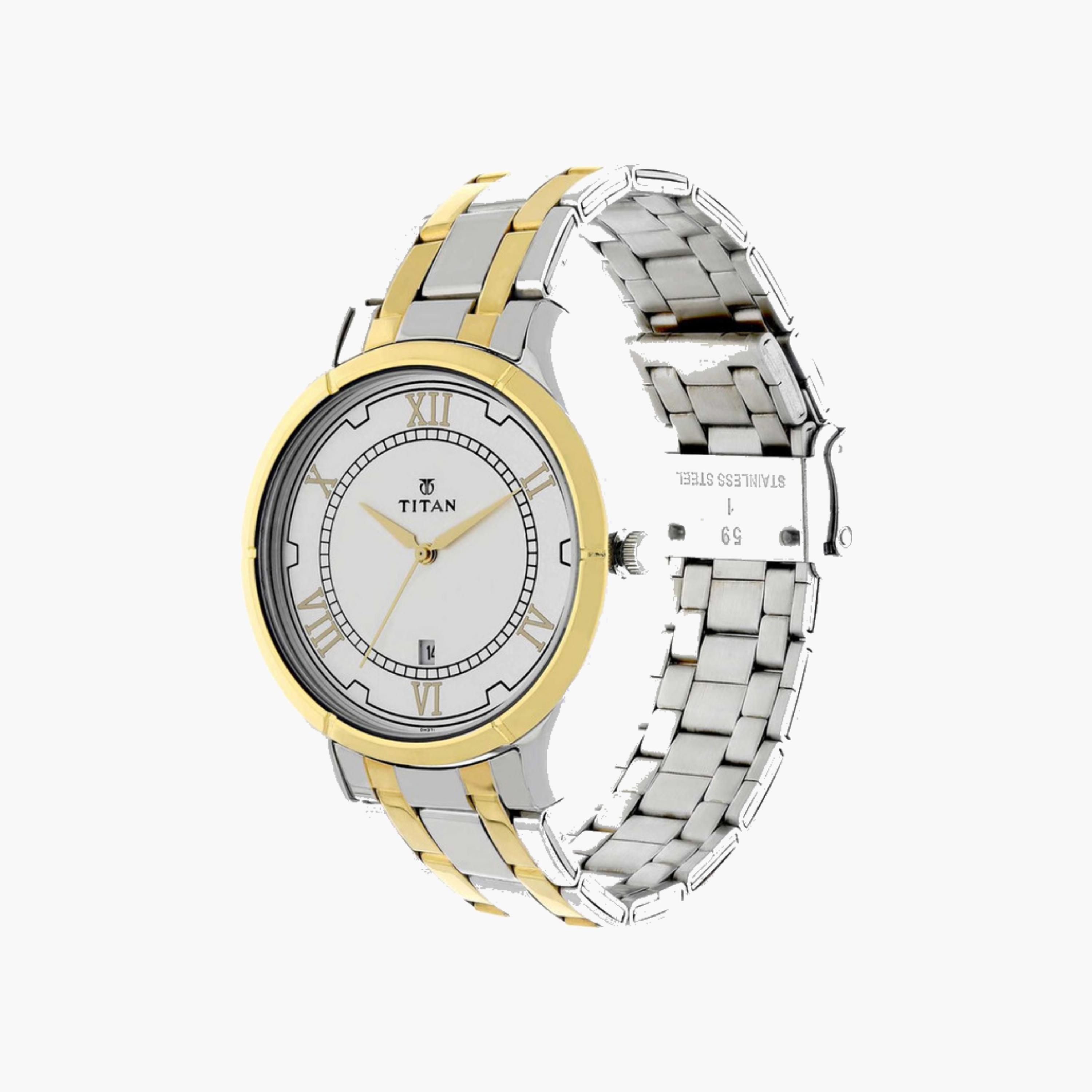 Men's Dual-Tone Stainless Steel Watch-men-watchesandjewellery-watches-image-4