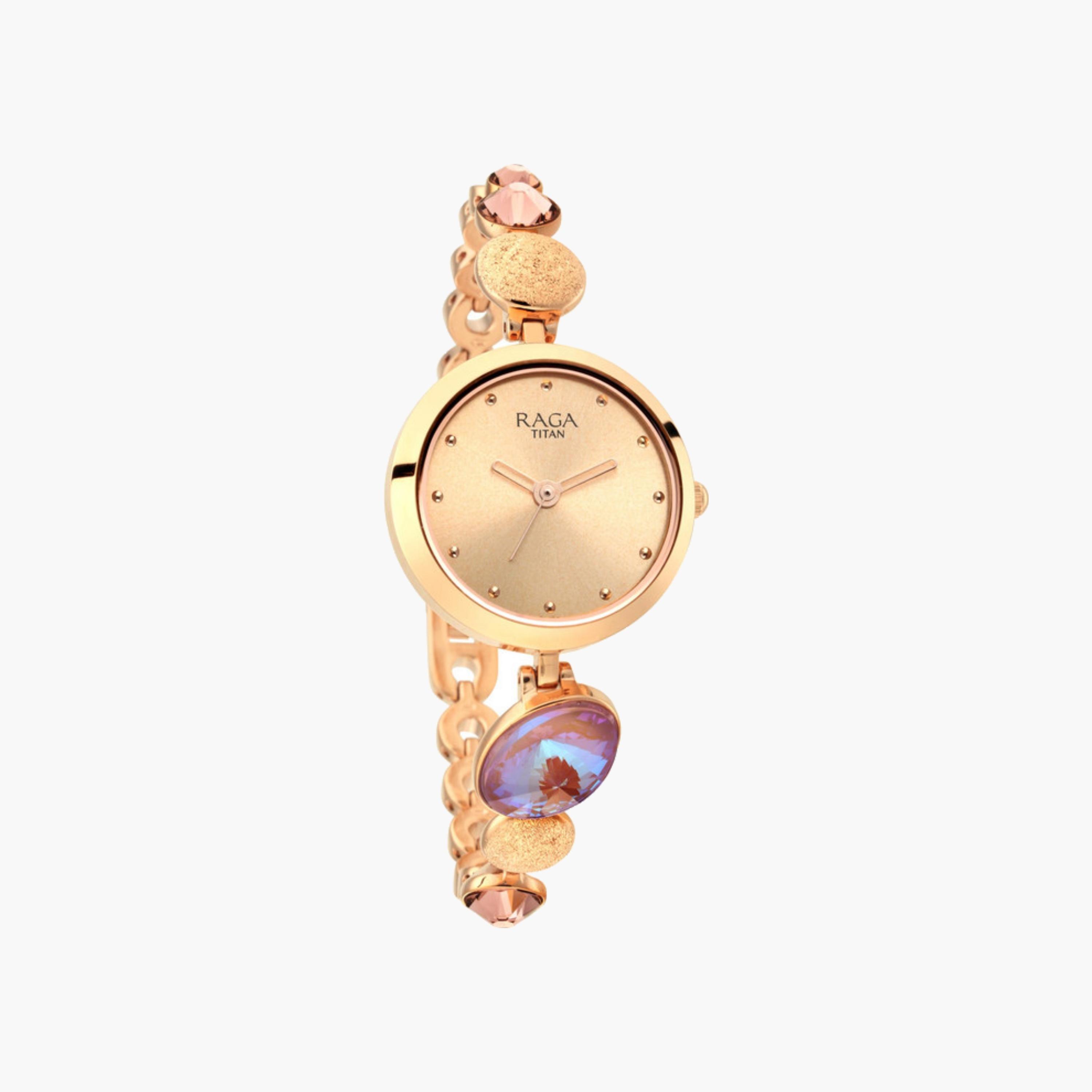 Gemstone Embellished Women's Watch-women-watchesandjewellery-watches-image-1