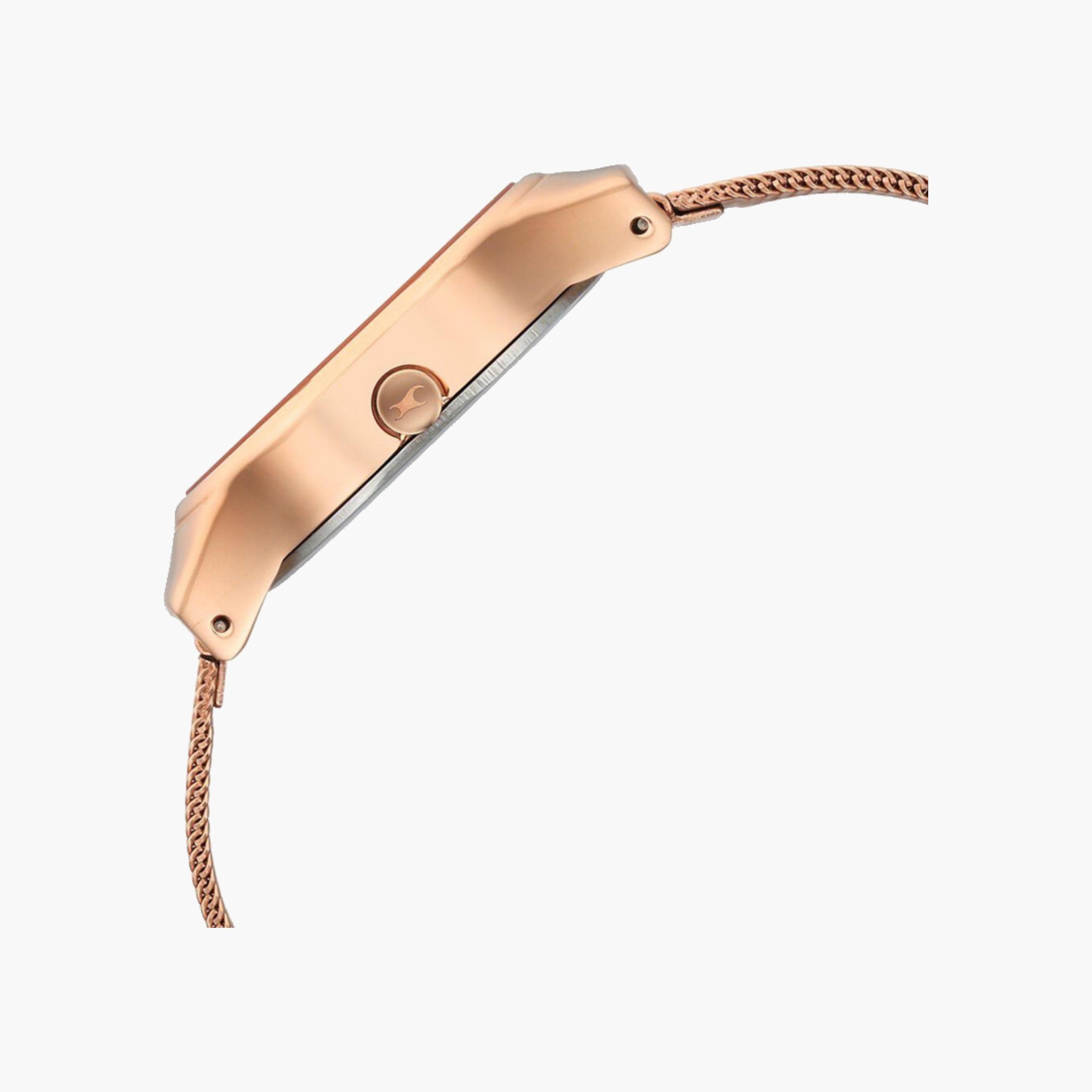 Rose Gold Mesh Strap Watch-women-watchesandjewellery-watches-image-2