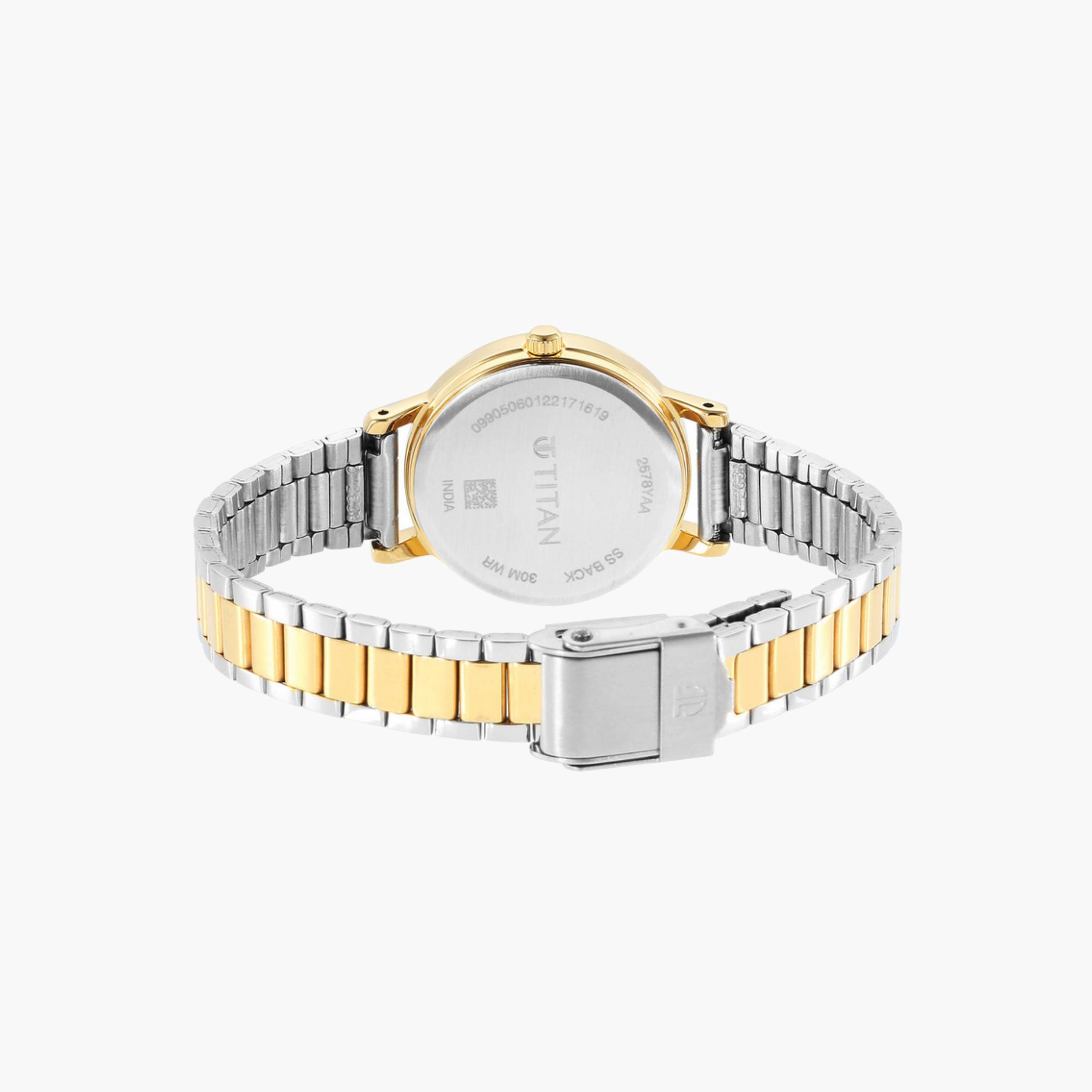 ساعة نسائية من الفولاذ المقاوم للصدأ بلونين-women-watchesandjewellery-watches-image-2