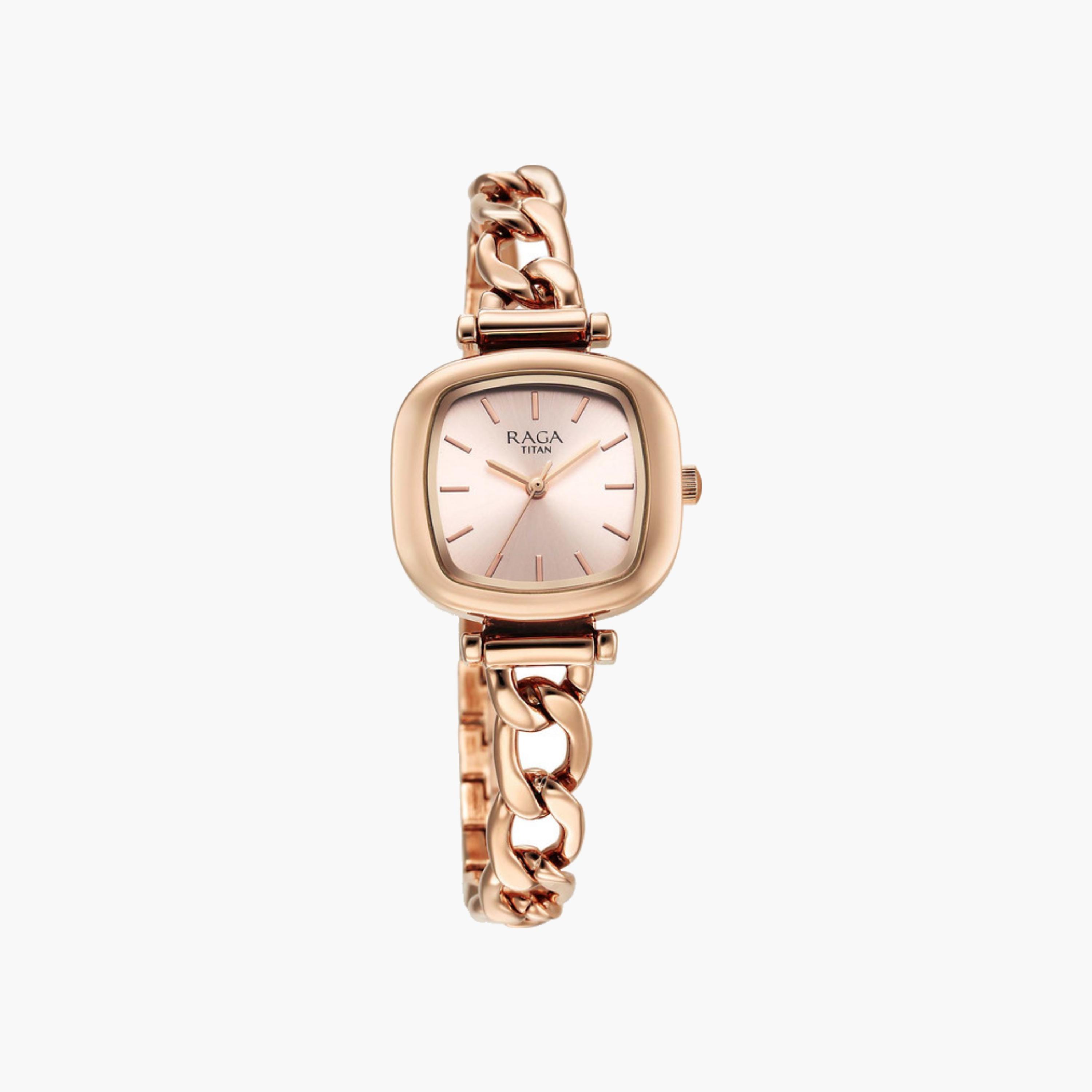 Rose Gold Plated Bracelet Watch-women-watchesandjewellery-watches-image-1