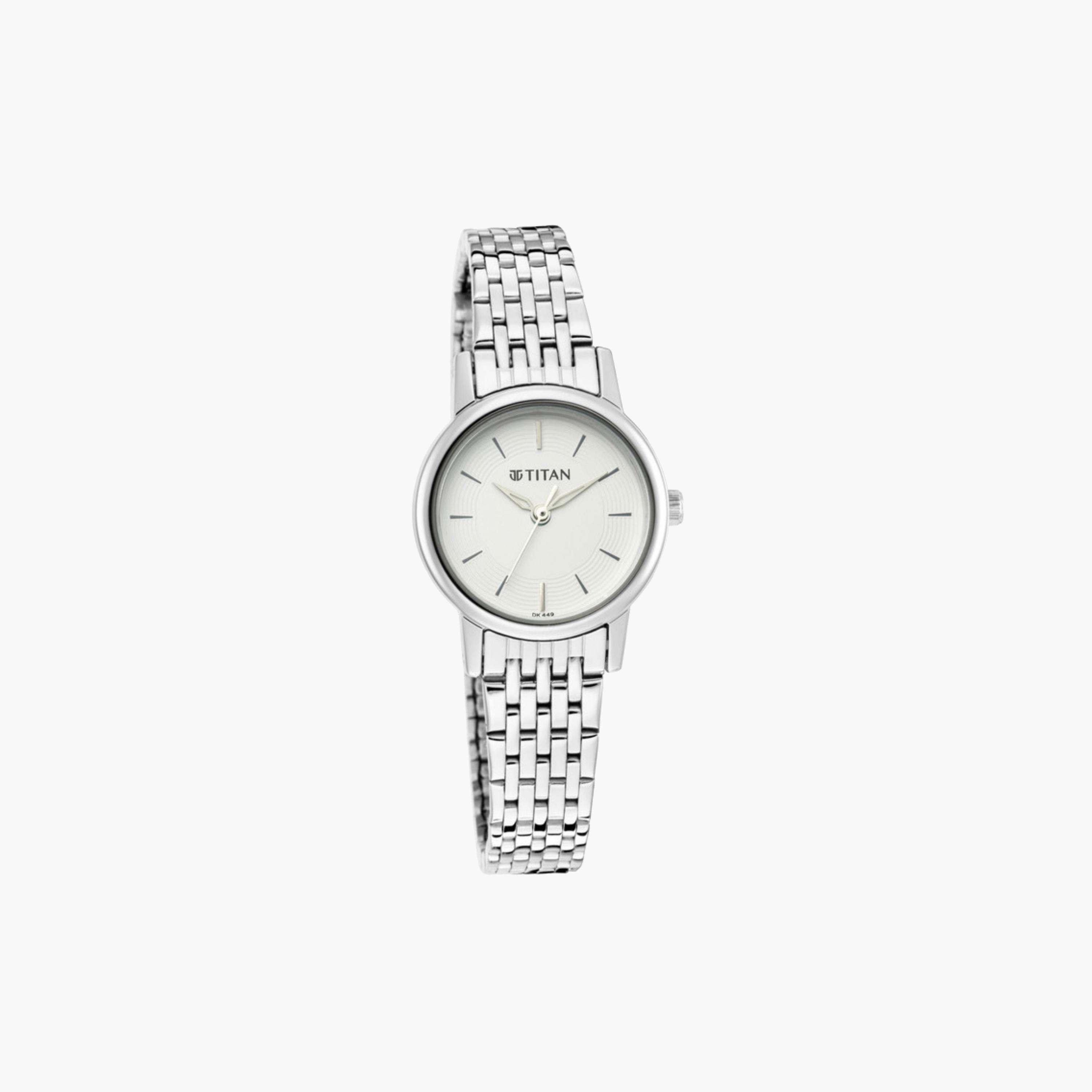 Silver Dial Link Strap Watch-women-watchesandjewellery-watches-image-3