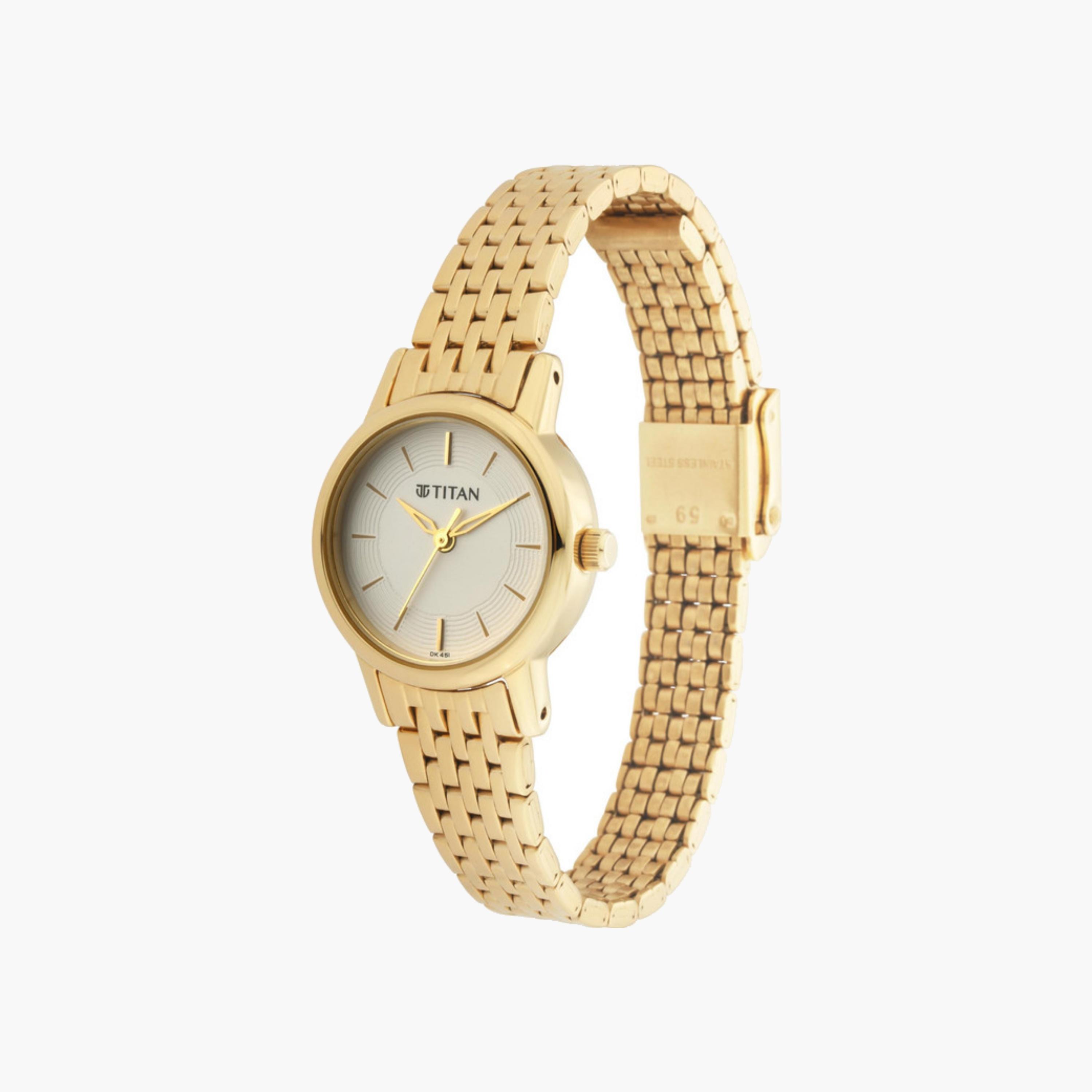Gold Tone Analog Watch-women-watchesandjewellery-watches-image-2