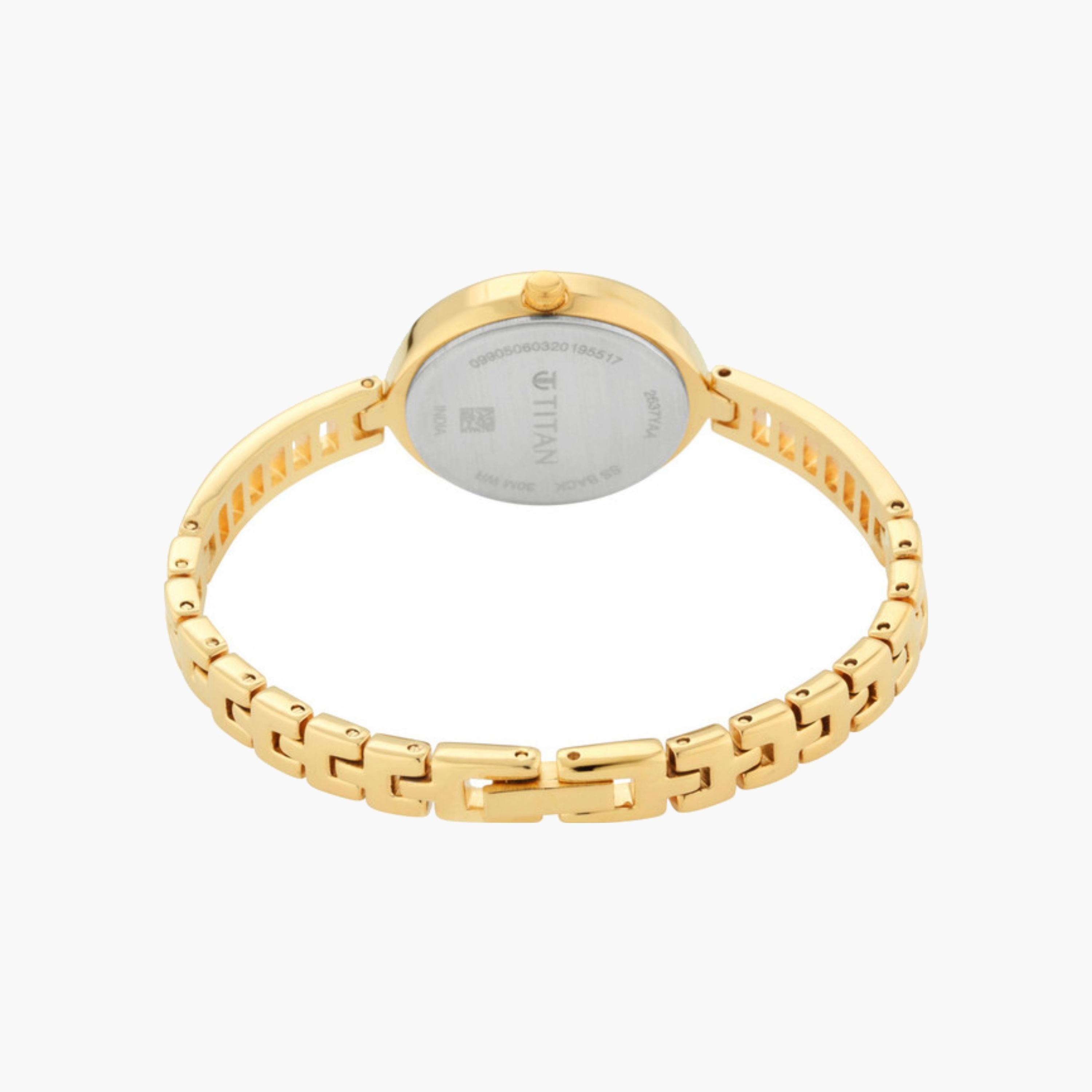 Golden Embellished Dial Women's Watch-women-watchesandjewellery-watches-image-5