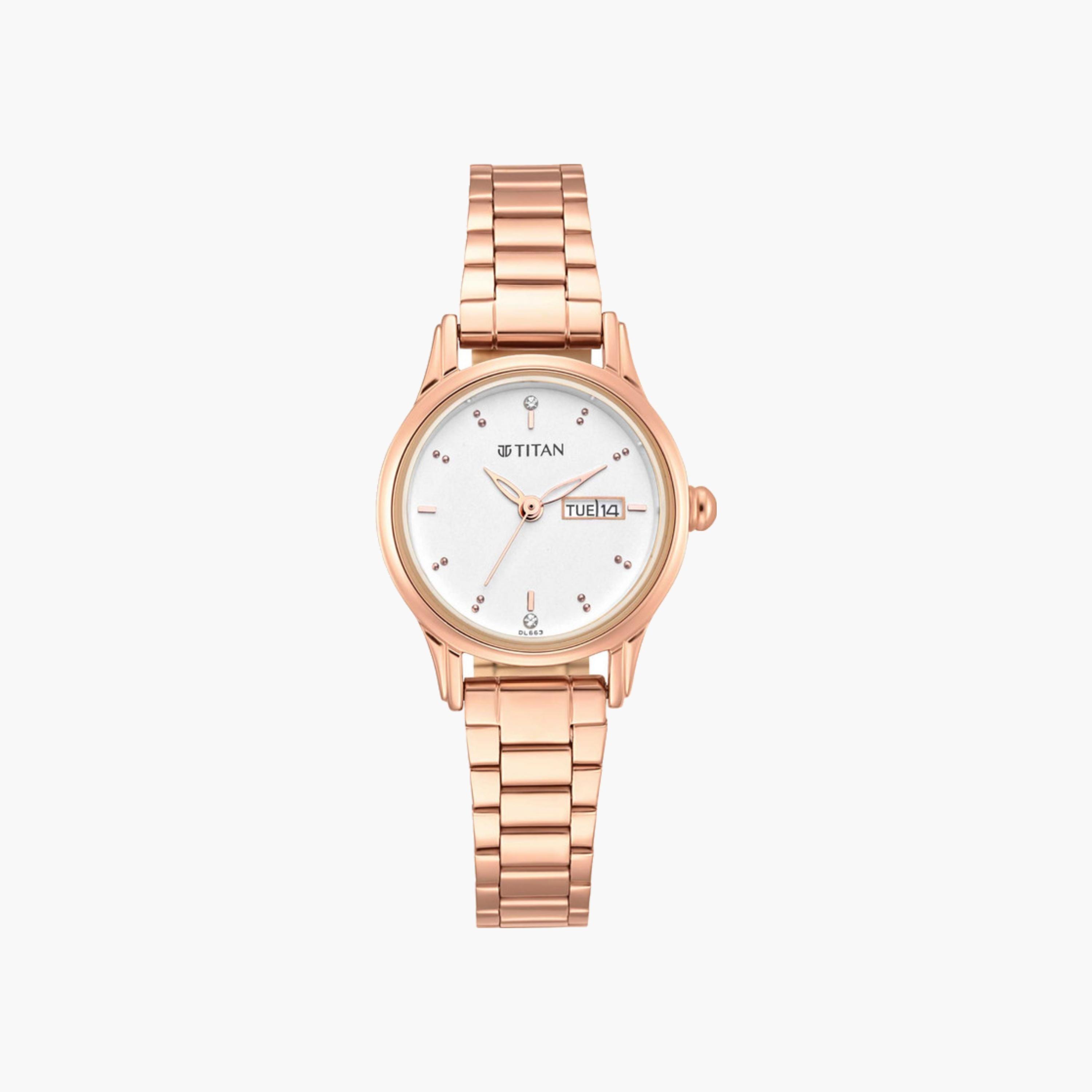 Rose Gold Analog Day-Date Women's Watch-women-watchesandjewellery-watches-image-1