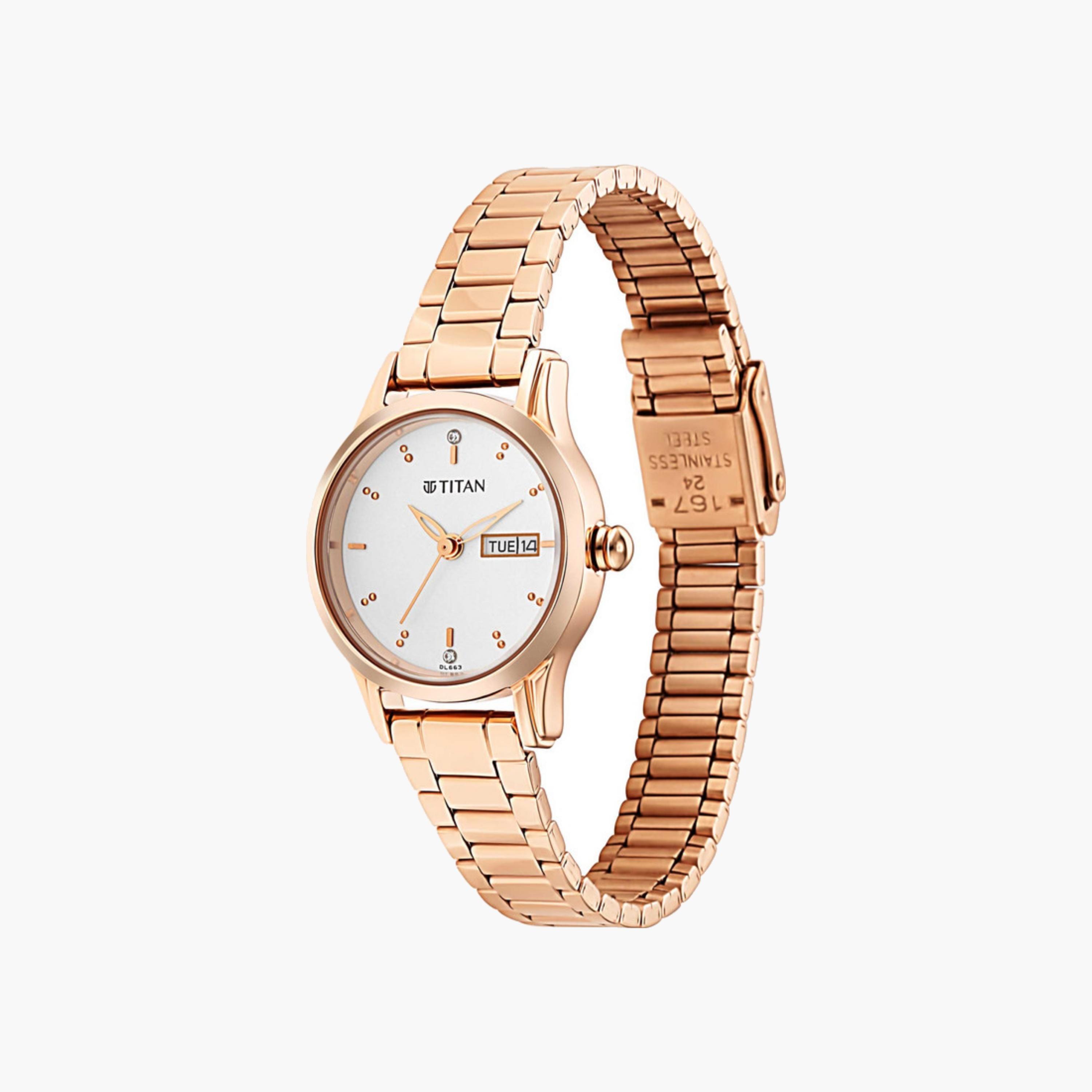 Rose Gold Analog Day-Date Women's Watch-women-watchesandjewellery-watches-image-3