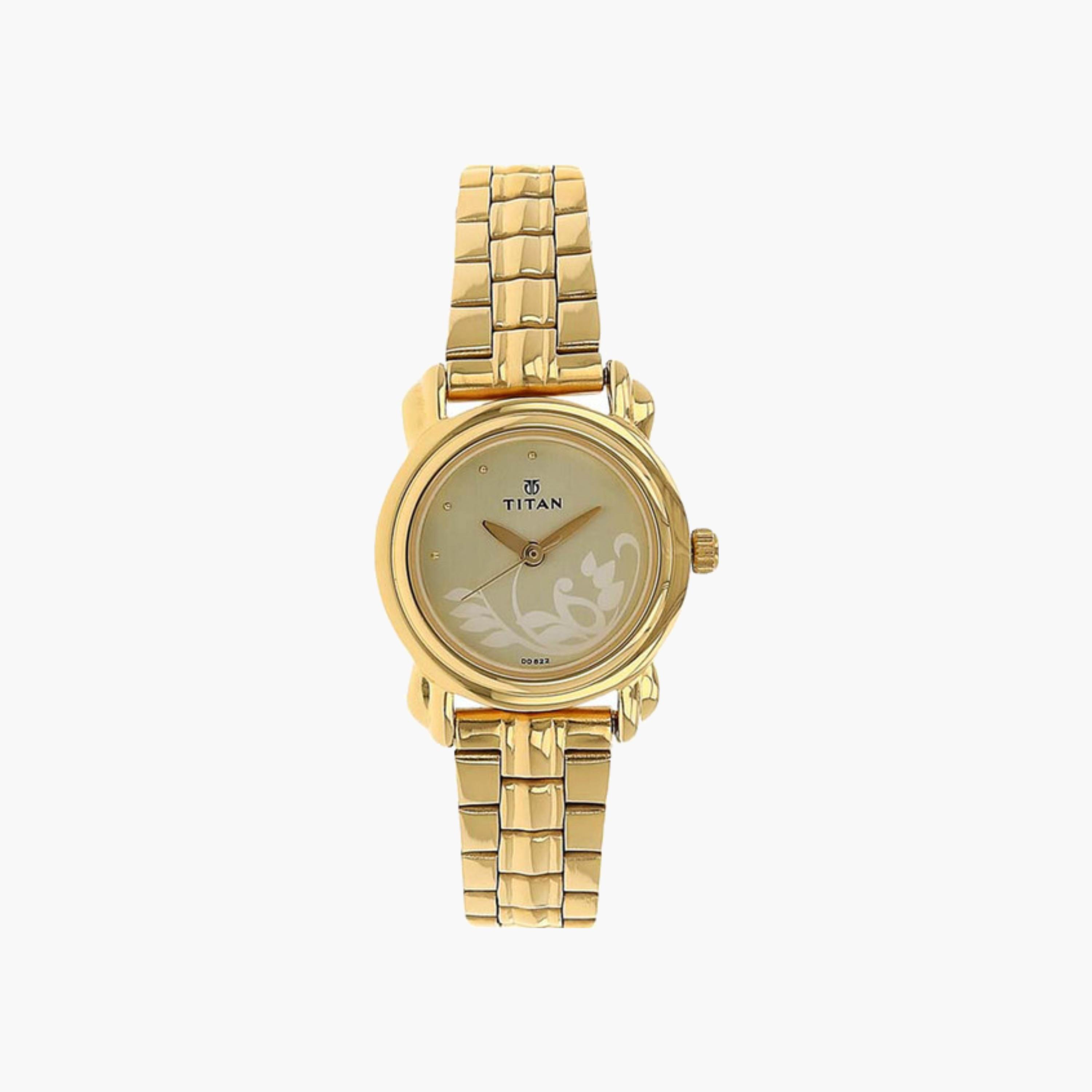 Champagne Dial Gold-Tone Watch-women-watchesandjewellery-watches-image-1