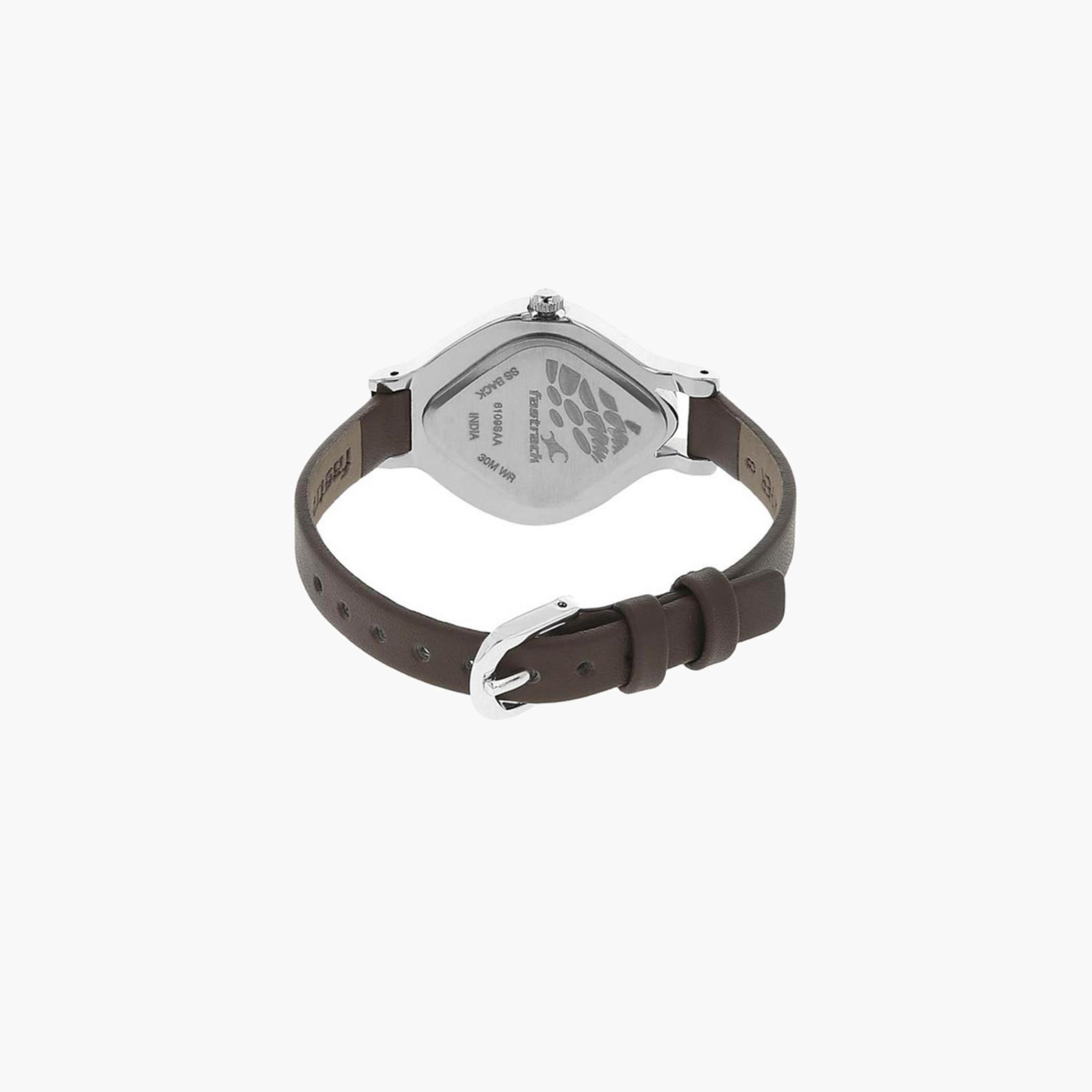 Fastrack Women's Analog Watch – Brown Leather-women-watchesandjewellery-watches-image-2