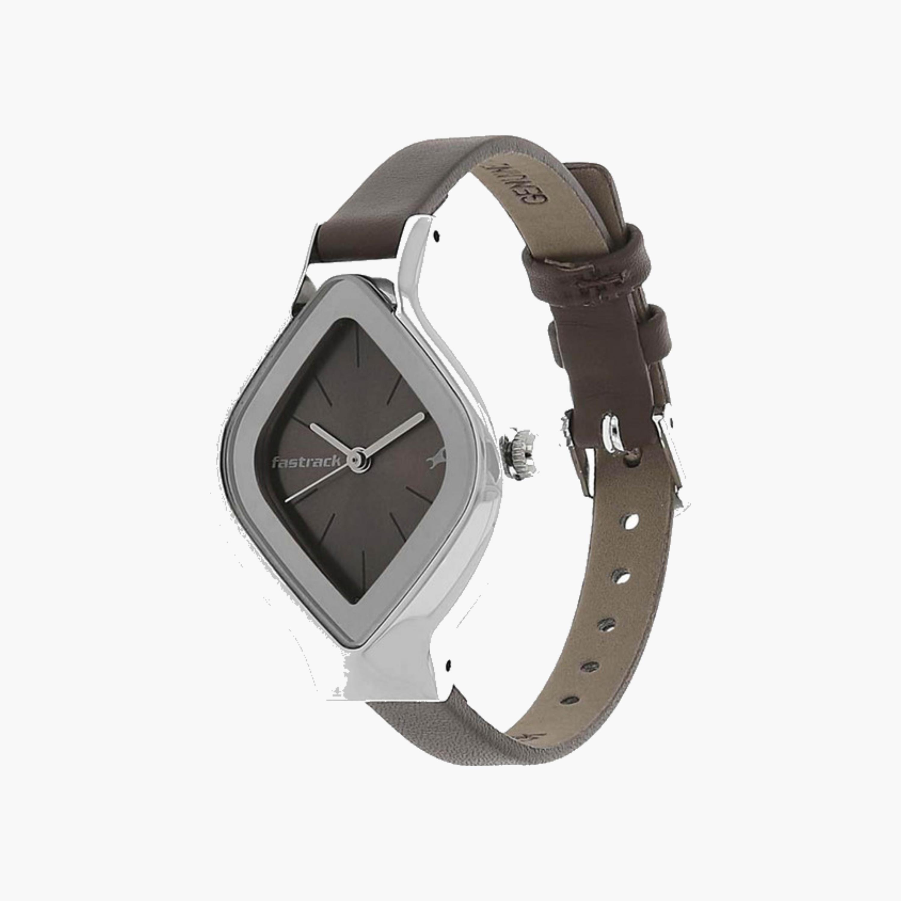 Fastrack Women's Analog Watch – Brown Leather-women-watchesandjewellery-watches-image-4