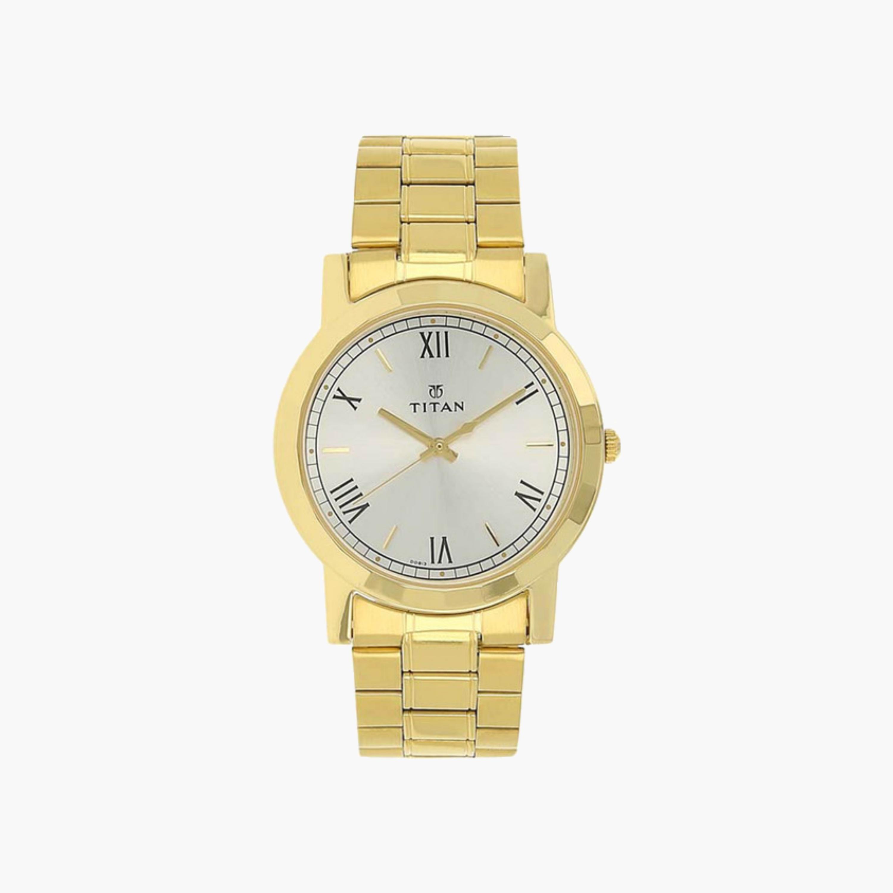 Gold-Toned Stainless Steel Analog Watch-women-watchesandjewellery-watches-image-1