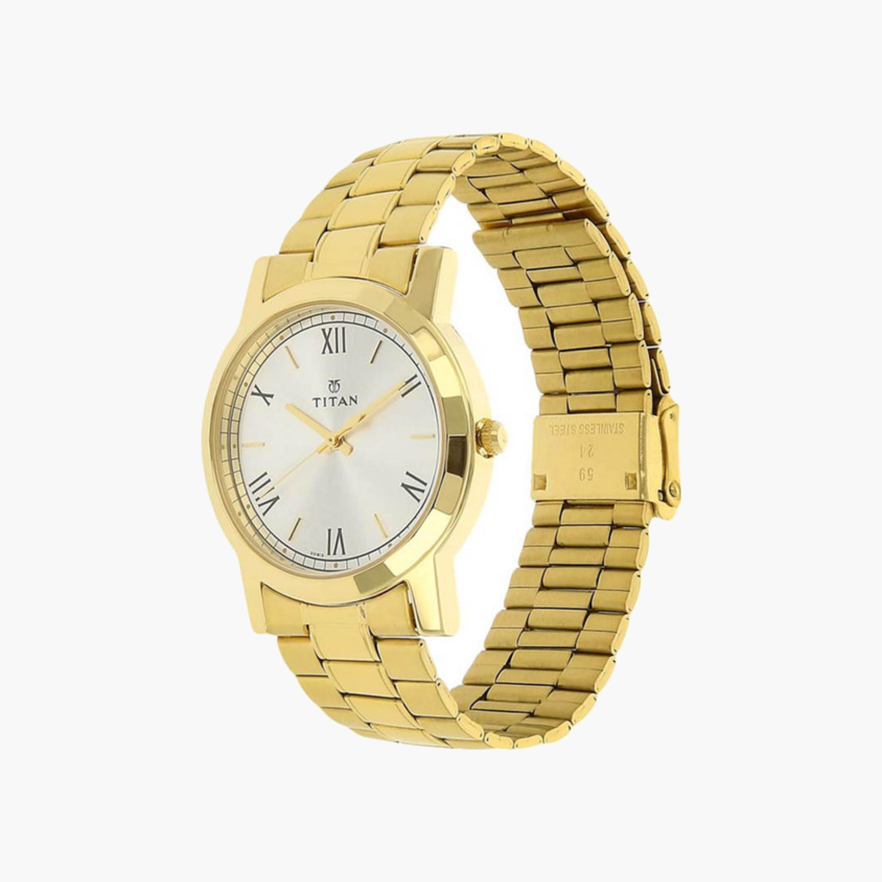 Gold-Toned Stainless Steel Analog Watch-women-watchesandjewellery-watches-image-3