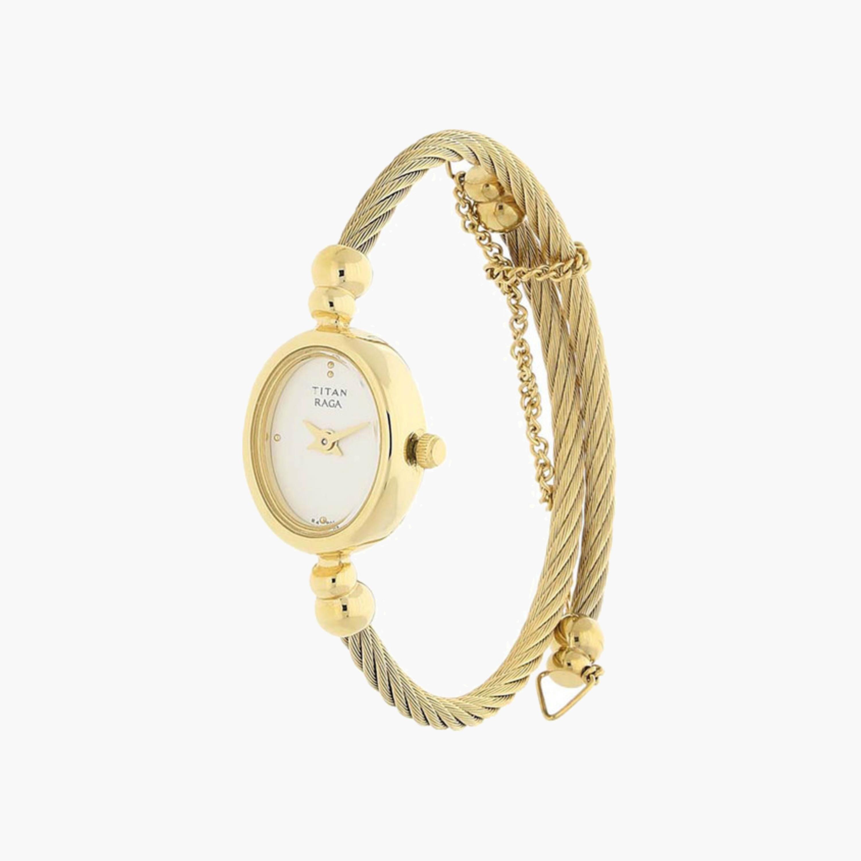 Oval Dial Bangle Watch-women-watchesandjewellery-watches-image-2
