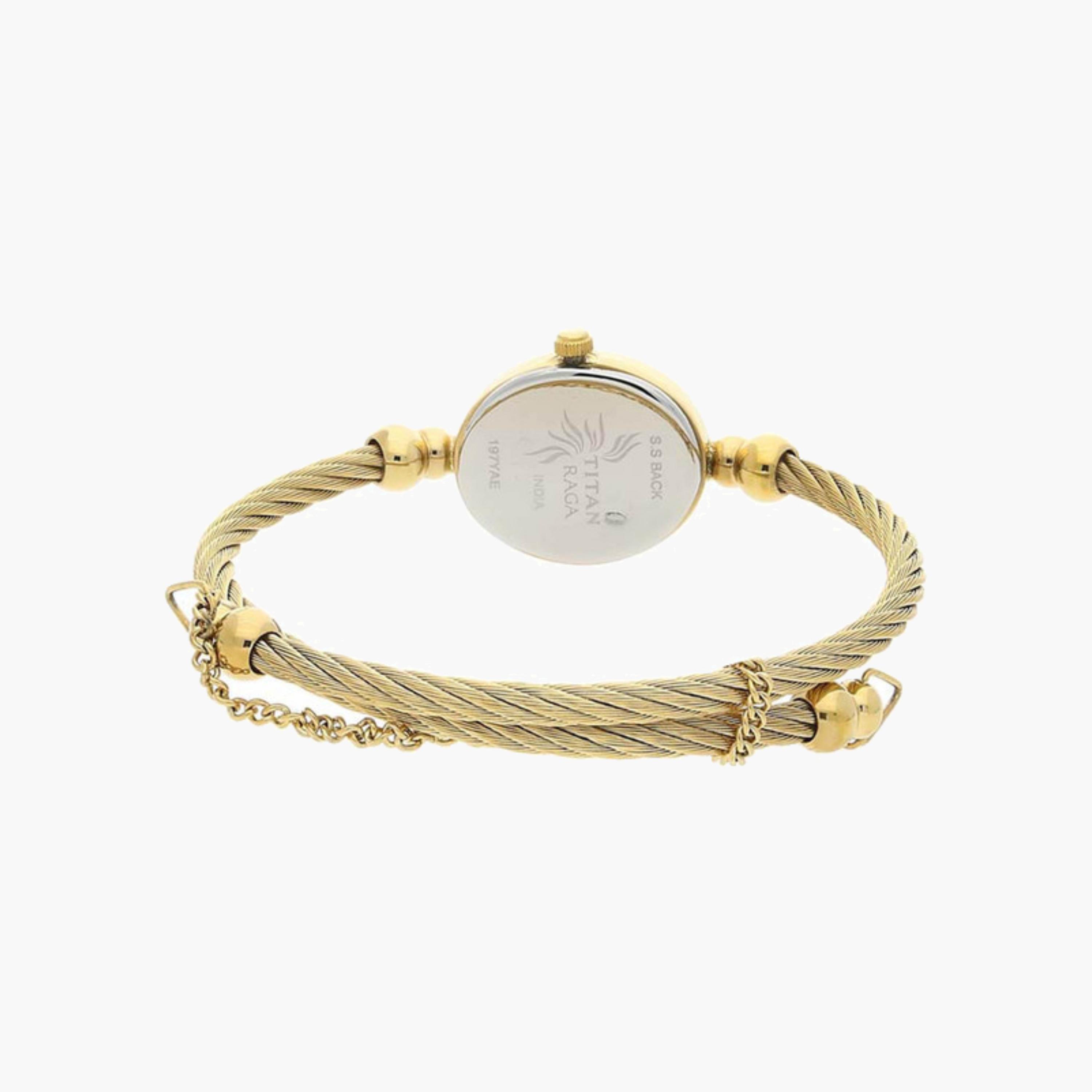 Oval Dial Bangle Watch-women-watchesandjewellery-watches-image-4