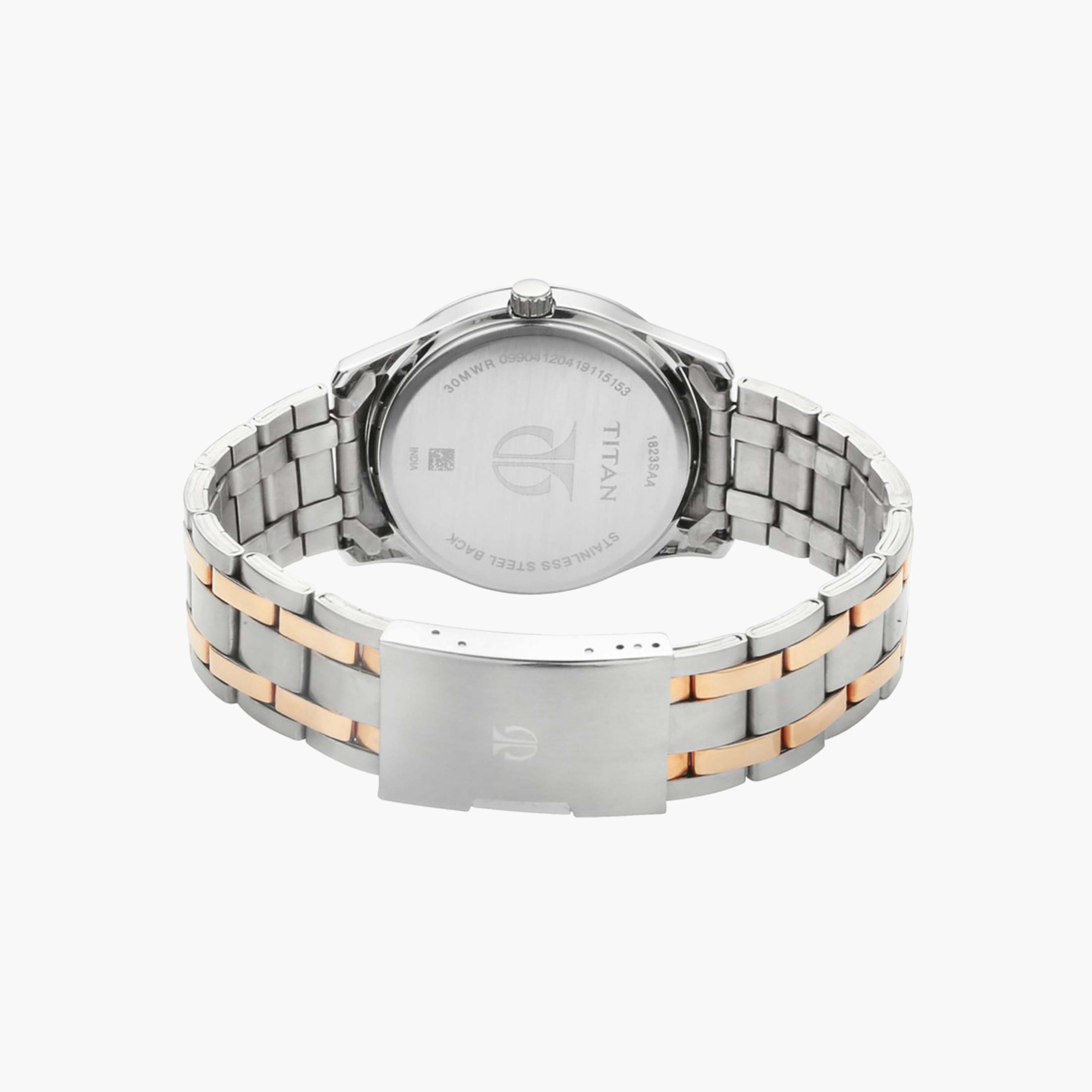 Two-Tone Stainless Steel Analog Watch-men-watchesandjewellery-watches-image-4