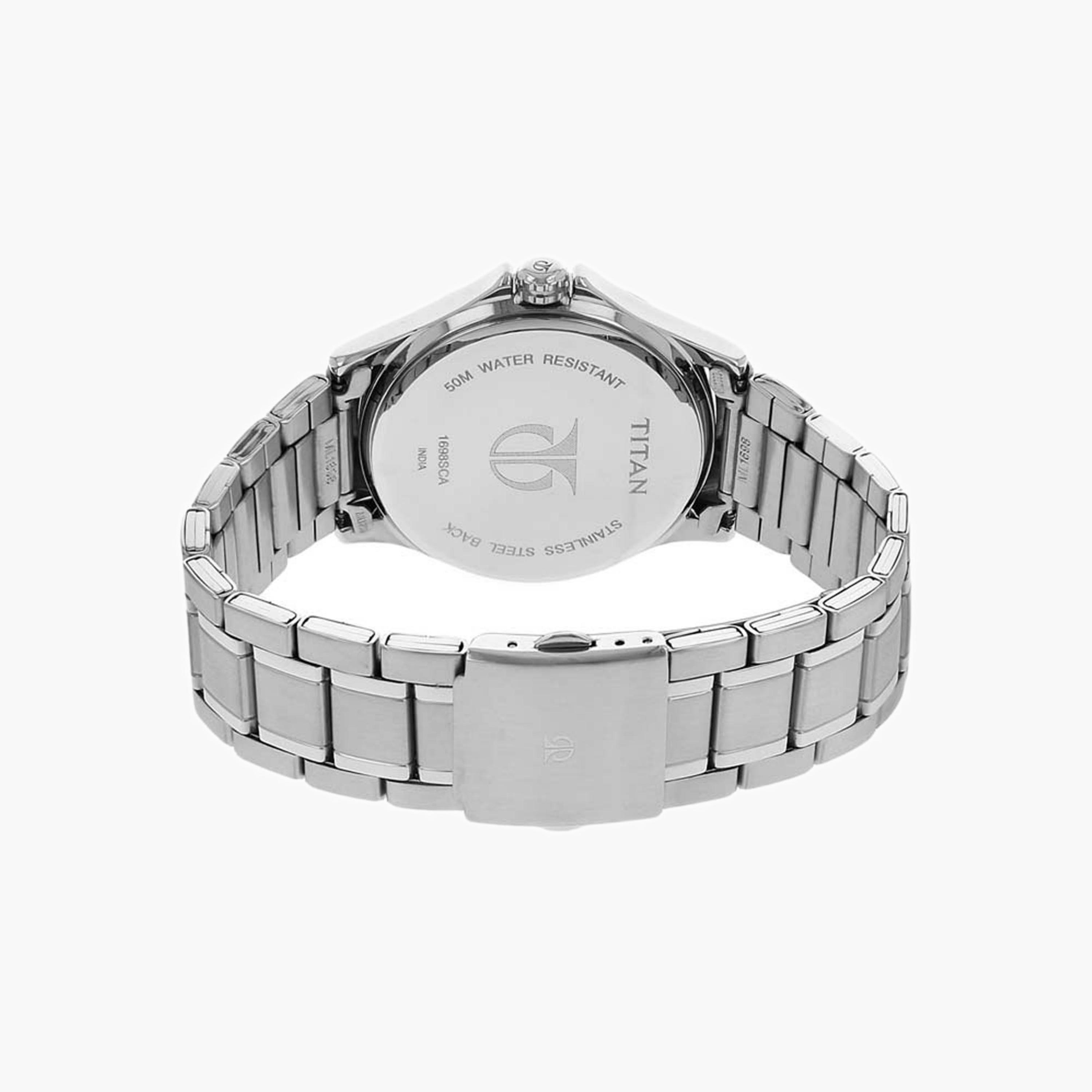 Titan Men's Stainless Steel Chronograph Watch-men-watchesandjewellery-watches-image-4