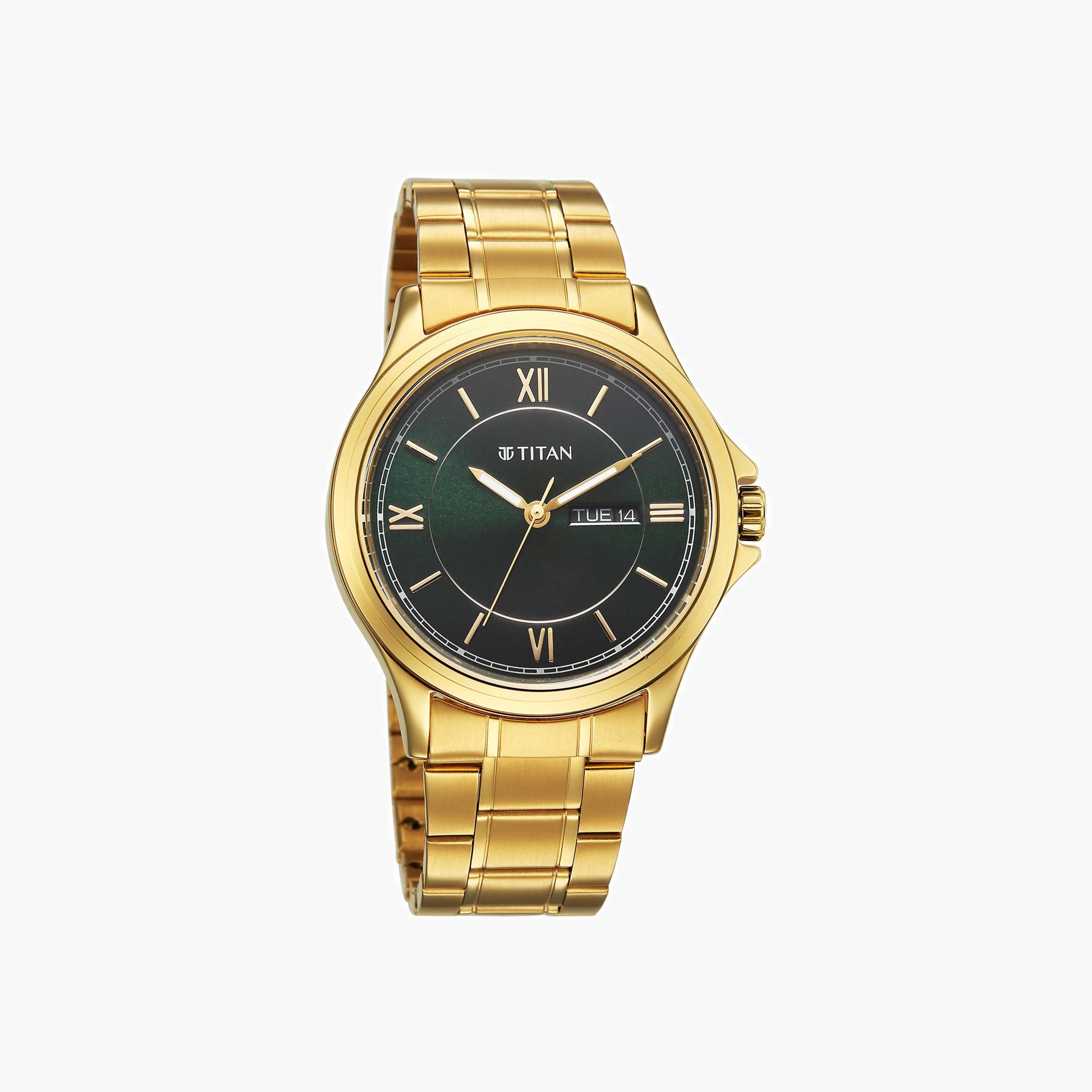 تايتن ساعة رجالية ستانلس ستيل بلون ذهبي-men-watchesandjewellery-watches-image-3