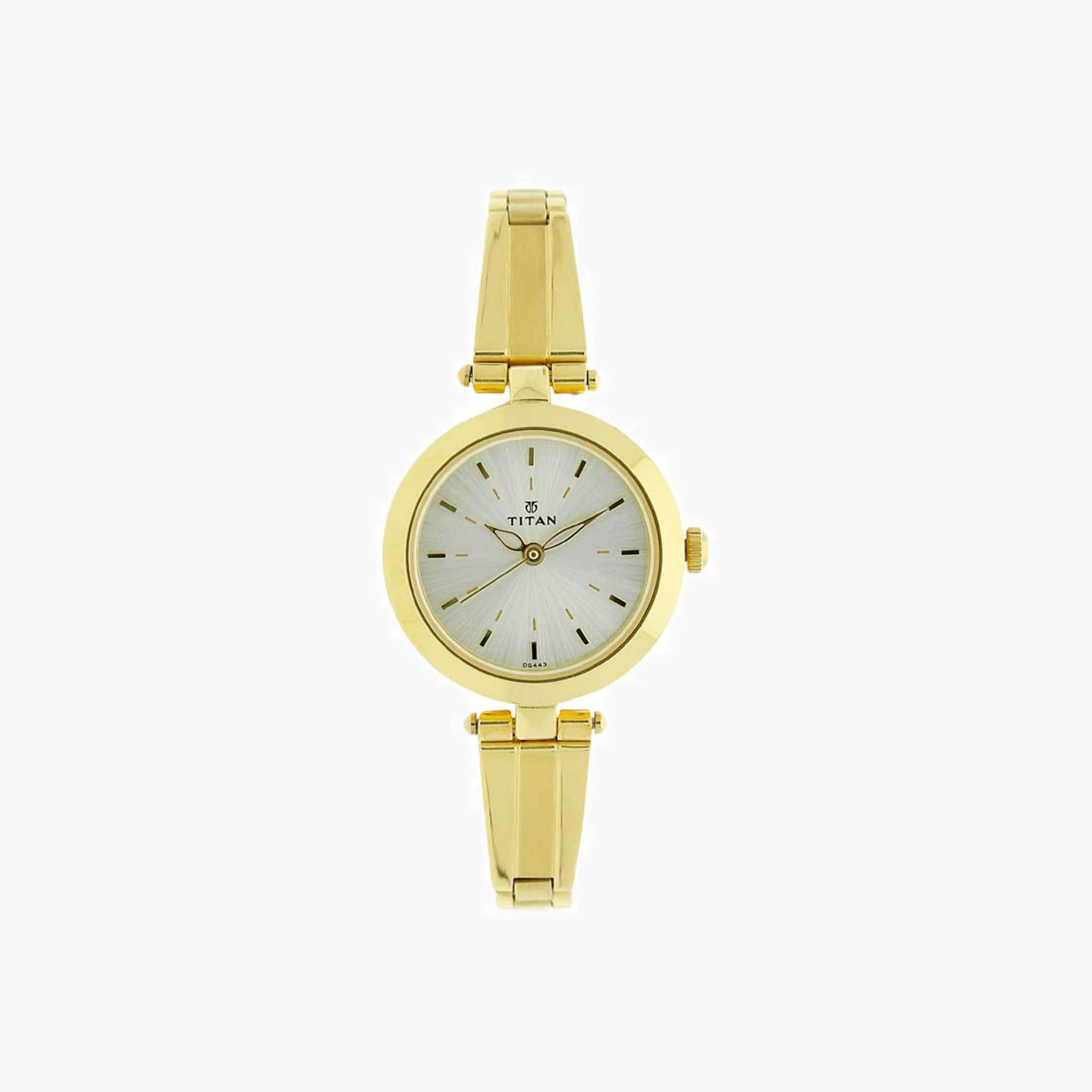 تايتن ساعة نسائية كلاسيكية بلون ذهبي-women-watchesandjewellery-watches-image-1