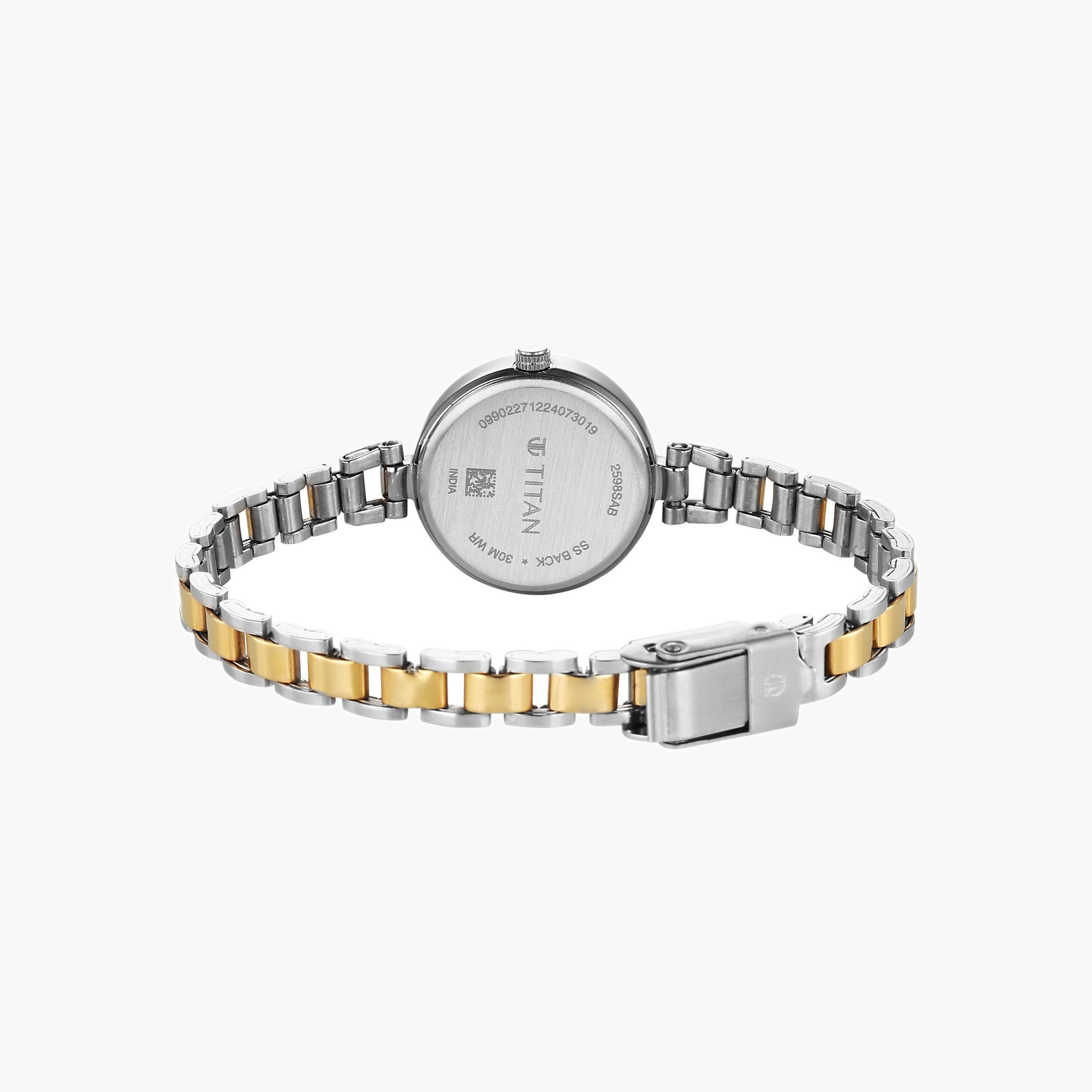 Titan Ladies Two-Tone Stainless Steel Watch-women-watchesandjewellery-watches-image-3