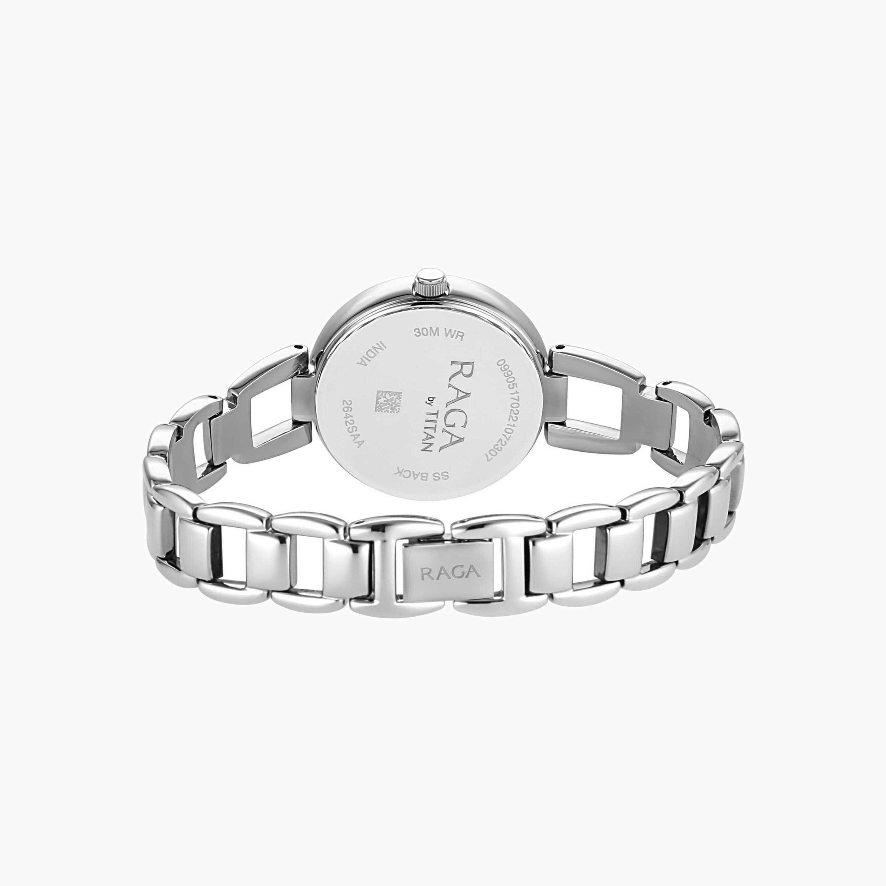 Titan Metal Strap Blue Dial Watch-women-watchesandjewellery-watches-image-2