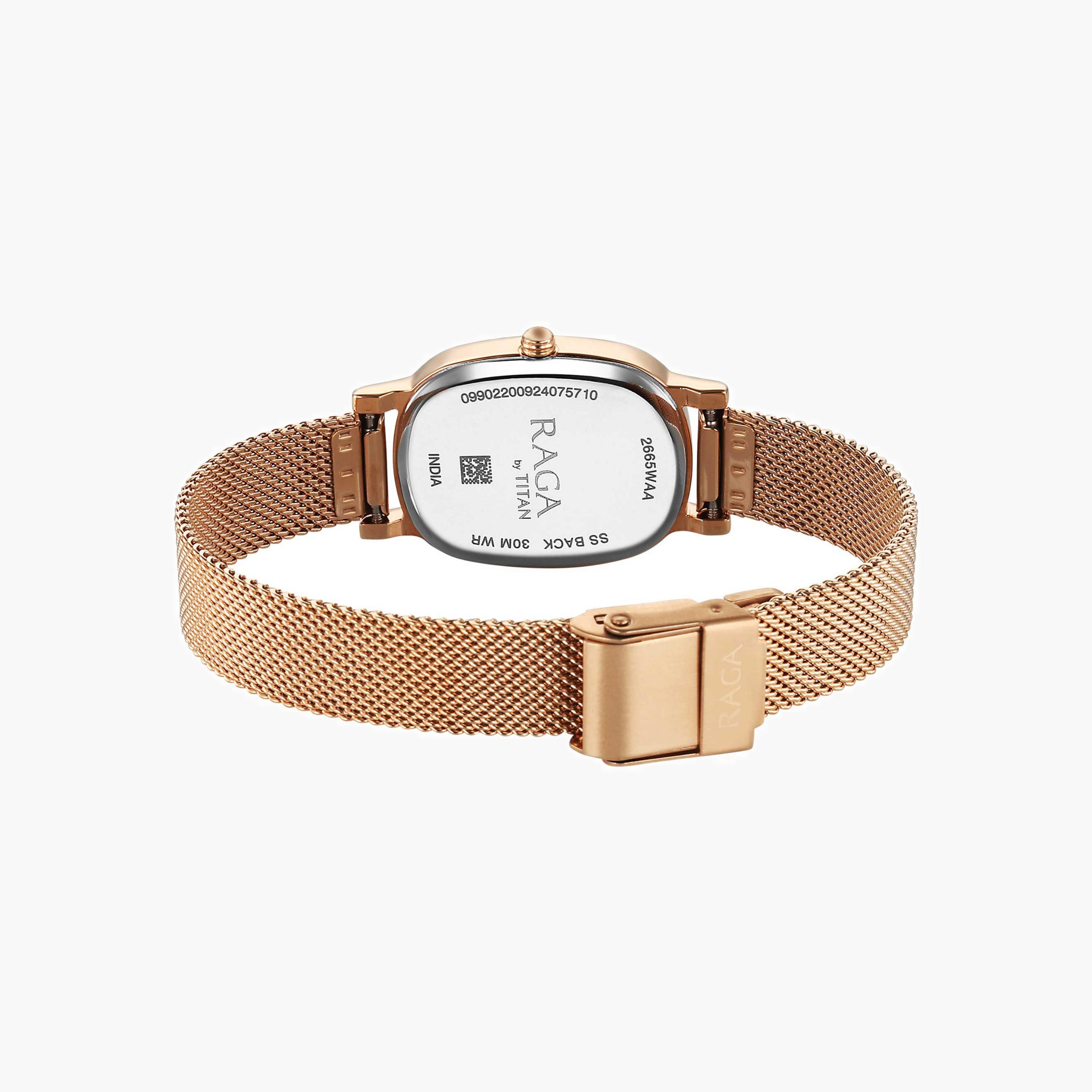 Titan Rose Gold Oval Analog Watch-women-watchesandjewellery-watches-image-3