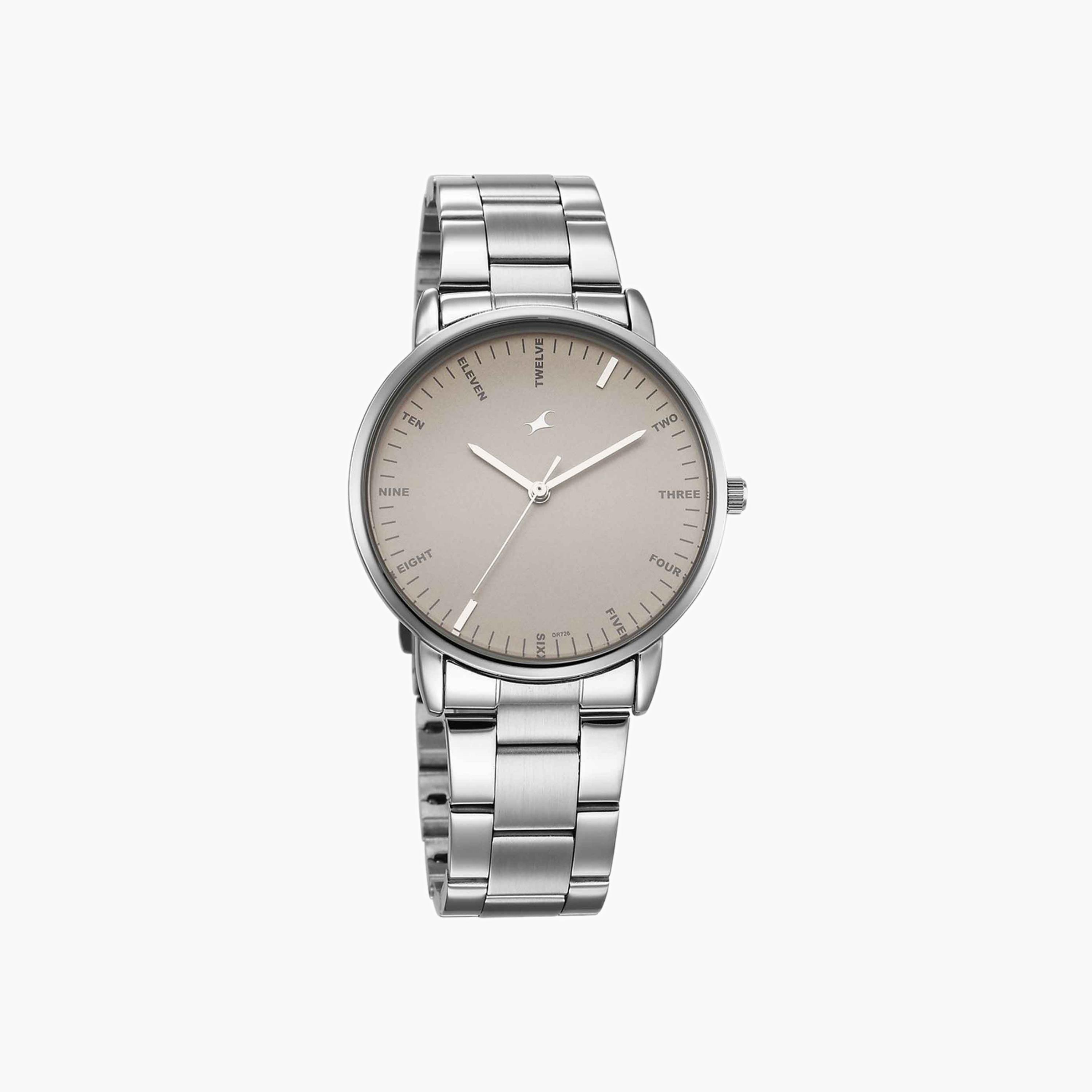 Fastrack Round Dial Stainless Steel Watch-men-watchesandjewellery-watches-image-1