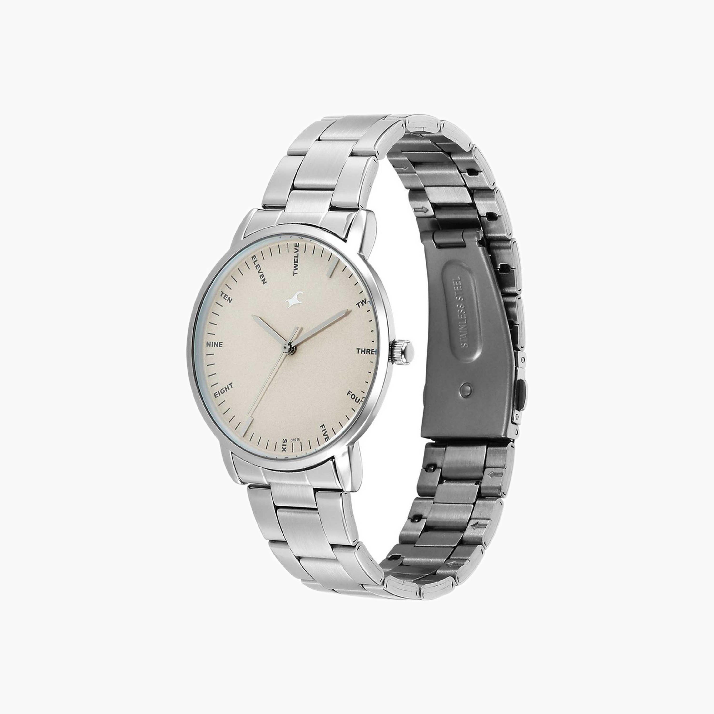 Fastrack Round Dial Stainless Steel Watch-men-watchesandjewellery-watches-image-4