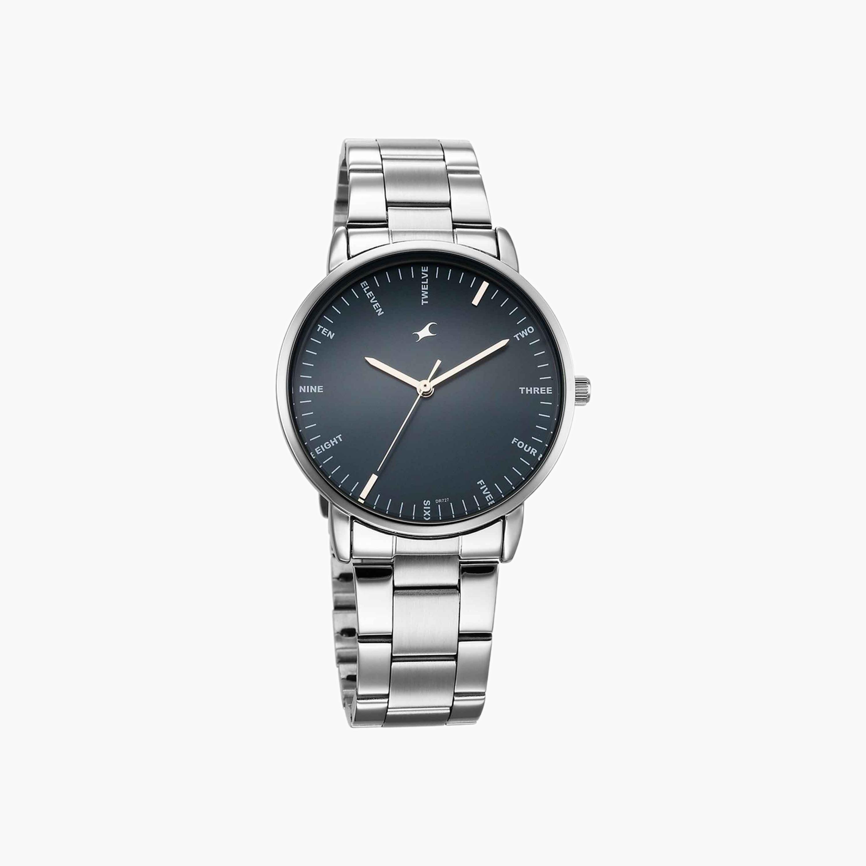 Fastrack Round Dial Stainless Steel Watch-men-watchesandjewellery-watches-image-1