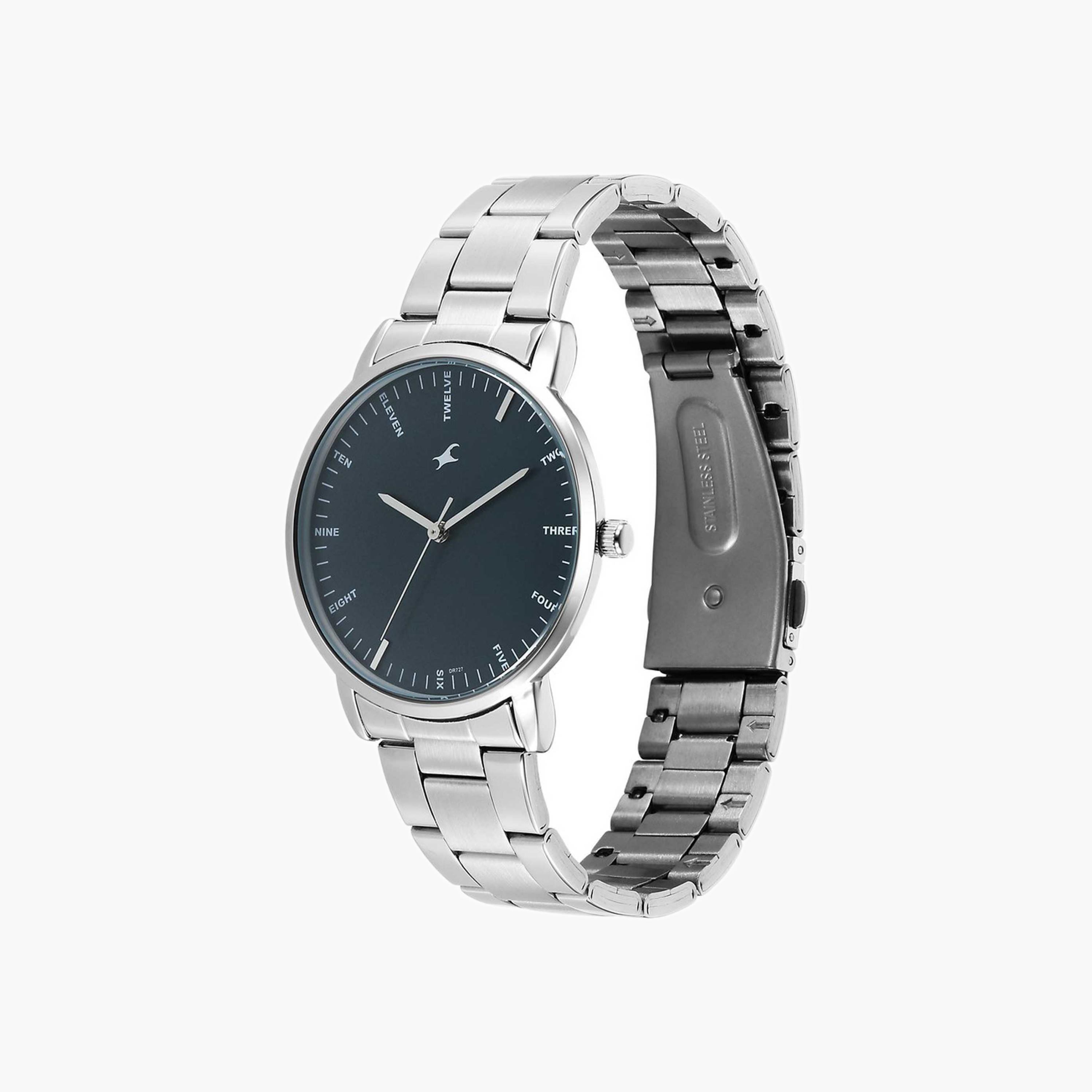 Fastrack Round Dial Stainless Steel Watch-men-watchesandjewellery-watches-image-2