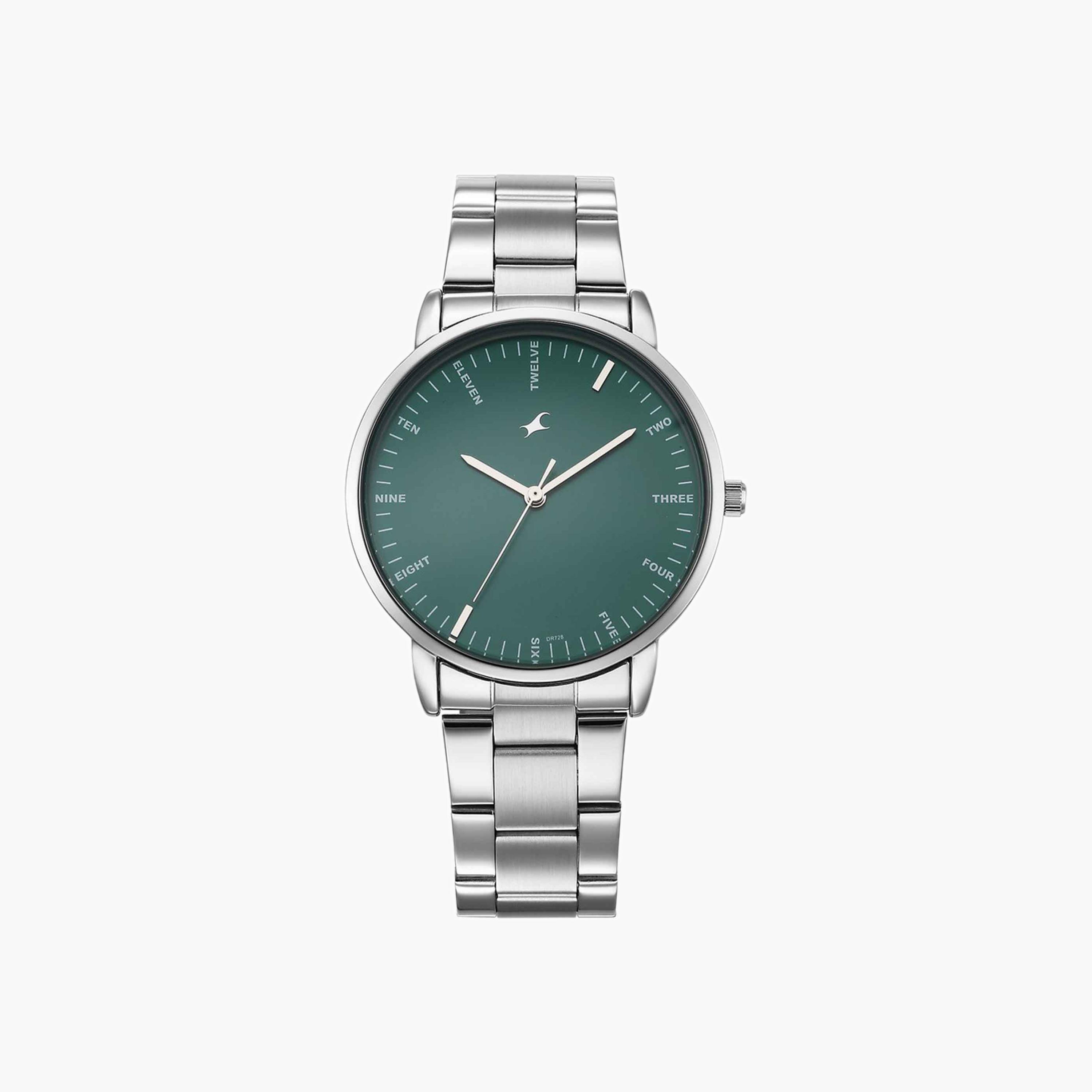 Fastrack Green Dial Gents Stainless Steel Watch-men-watchesandjewellery-watches-image-5