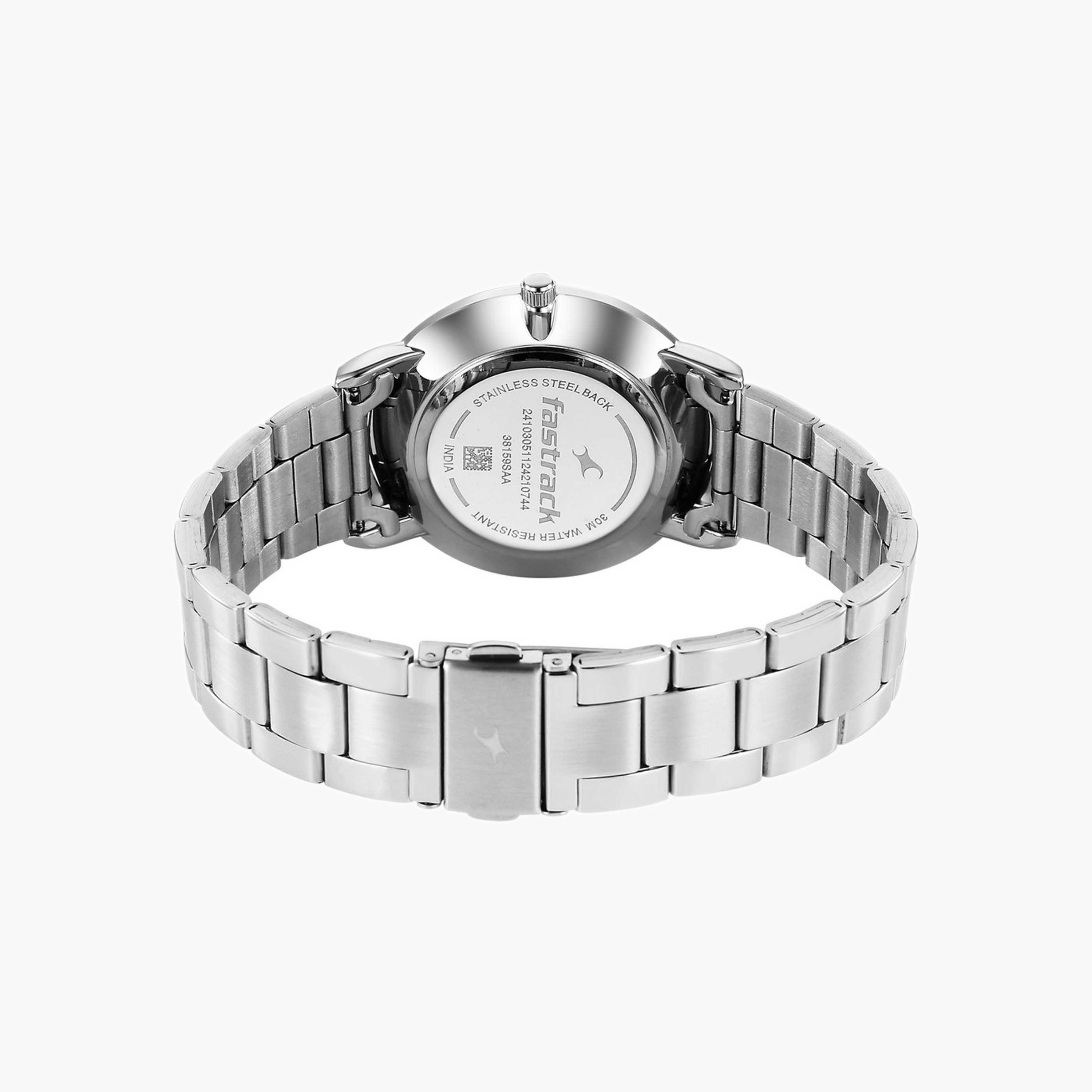 Fastrack Green Round Dial Stainless Steel Watch-men-watchesandjewellery-watches-image-5