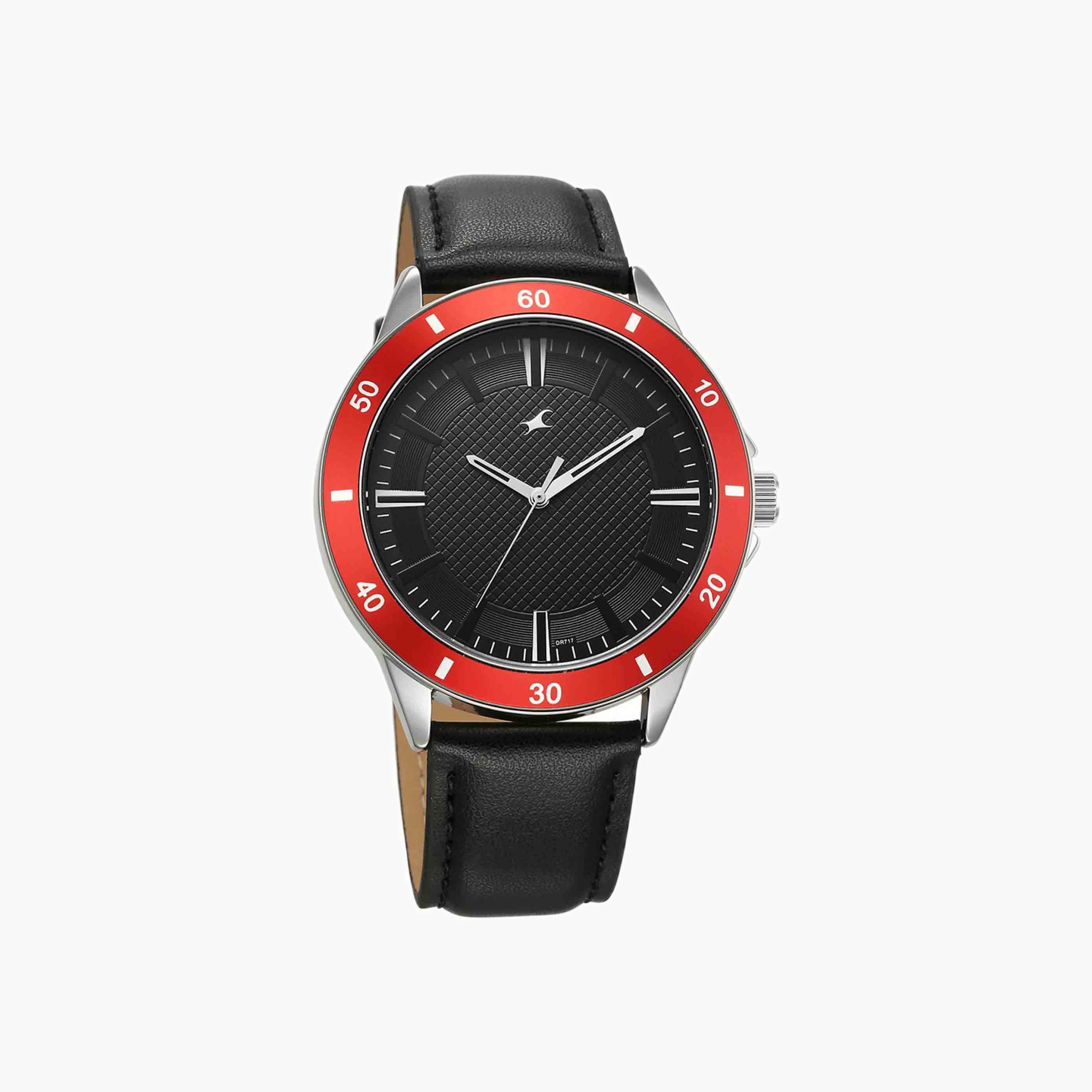 Fastrack Round Dial Gents Leather Watch-men-watchesandjewellery-watches-image-5