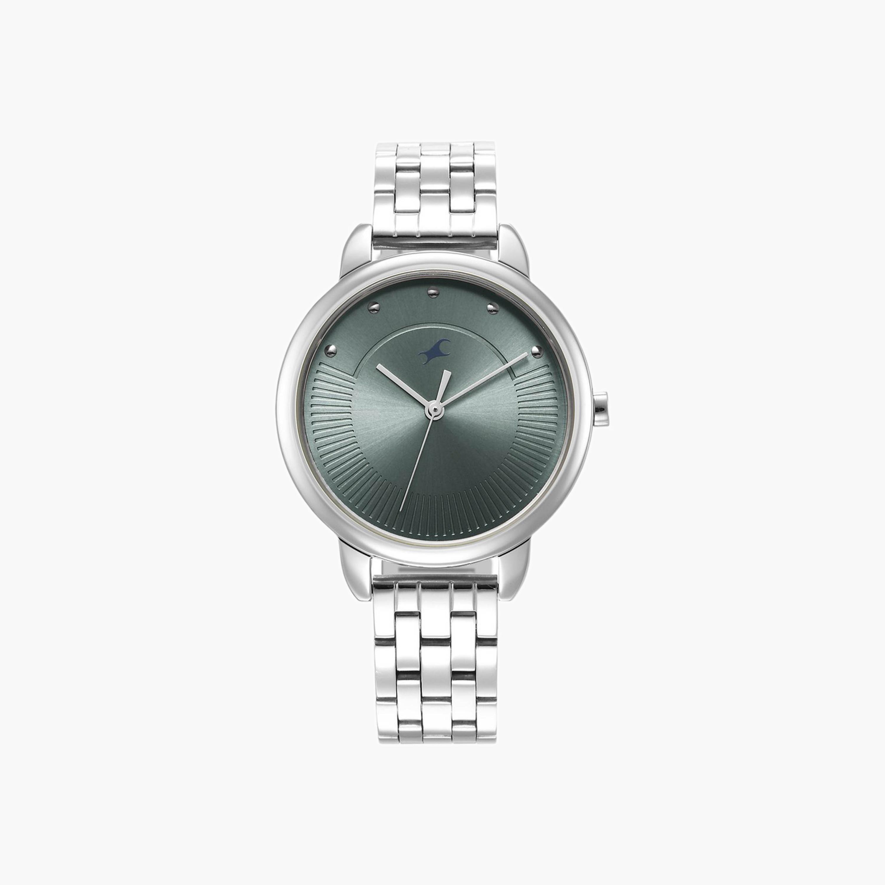 Fastrack Grey Dial Metal Strap Watch-women-watchesandjewellery-watches-image-1