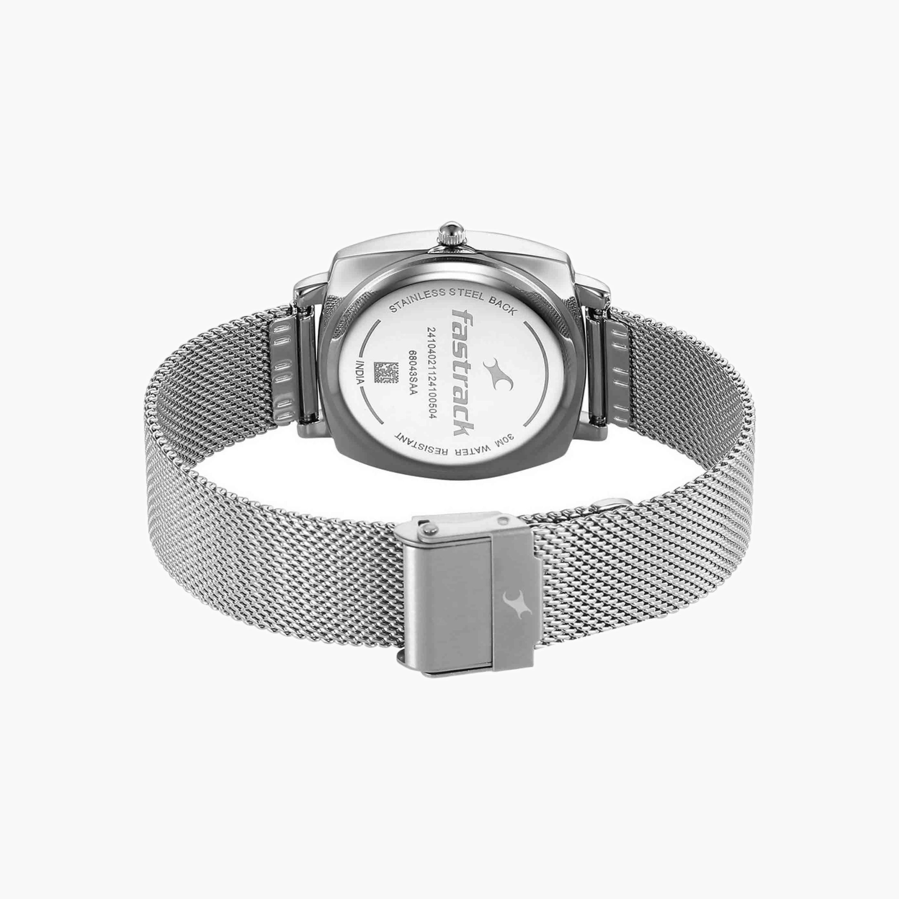 Fastrack Cushion Case Mesh Strap Watch-women-watchesandjewellery-watches-image-2