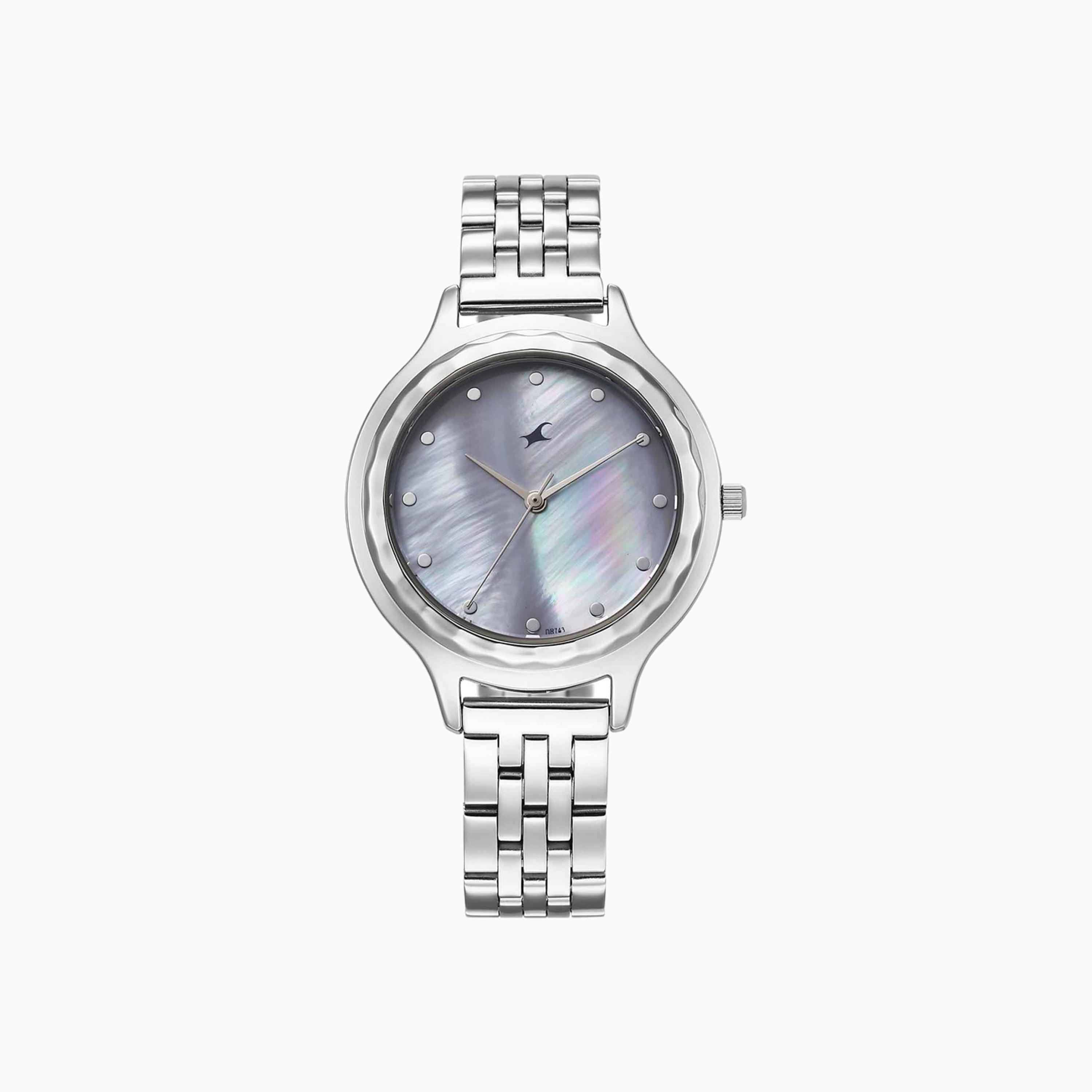 Fastrack Silver Stainless Steel Ladies Watch-women-watchesandjewellery-watches-image-1