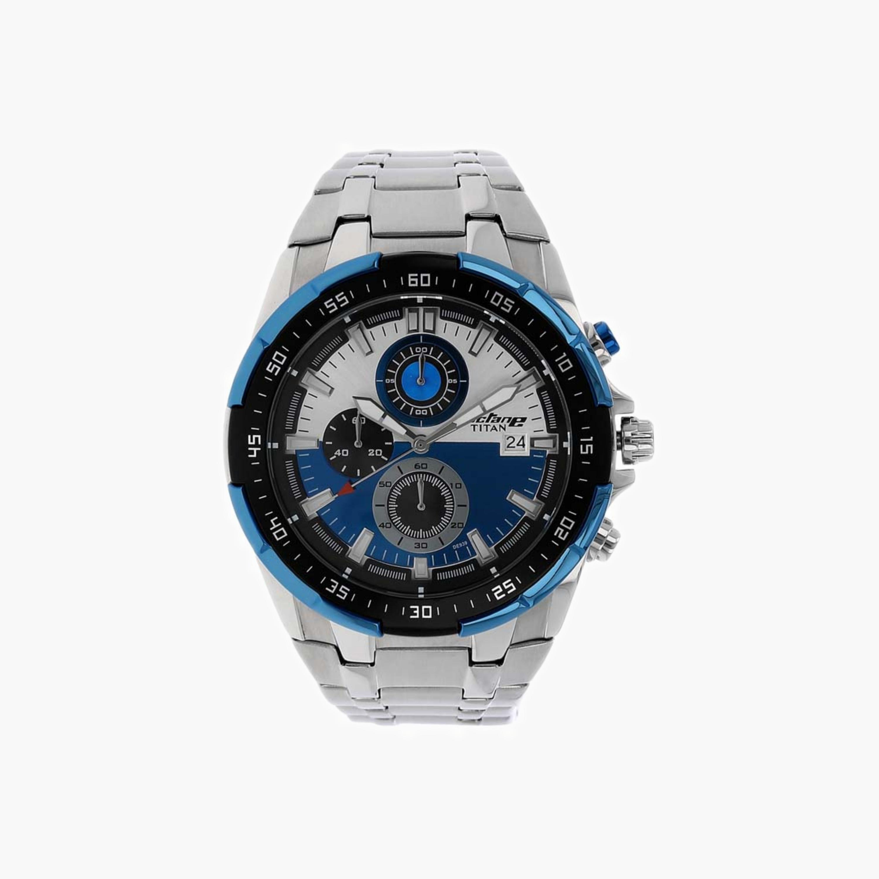 تايتن ساعة كرونوغراف رجالية ستانلس ستيل-men-watchesandjewellery-watches-image-1